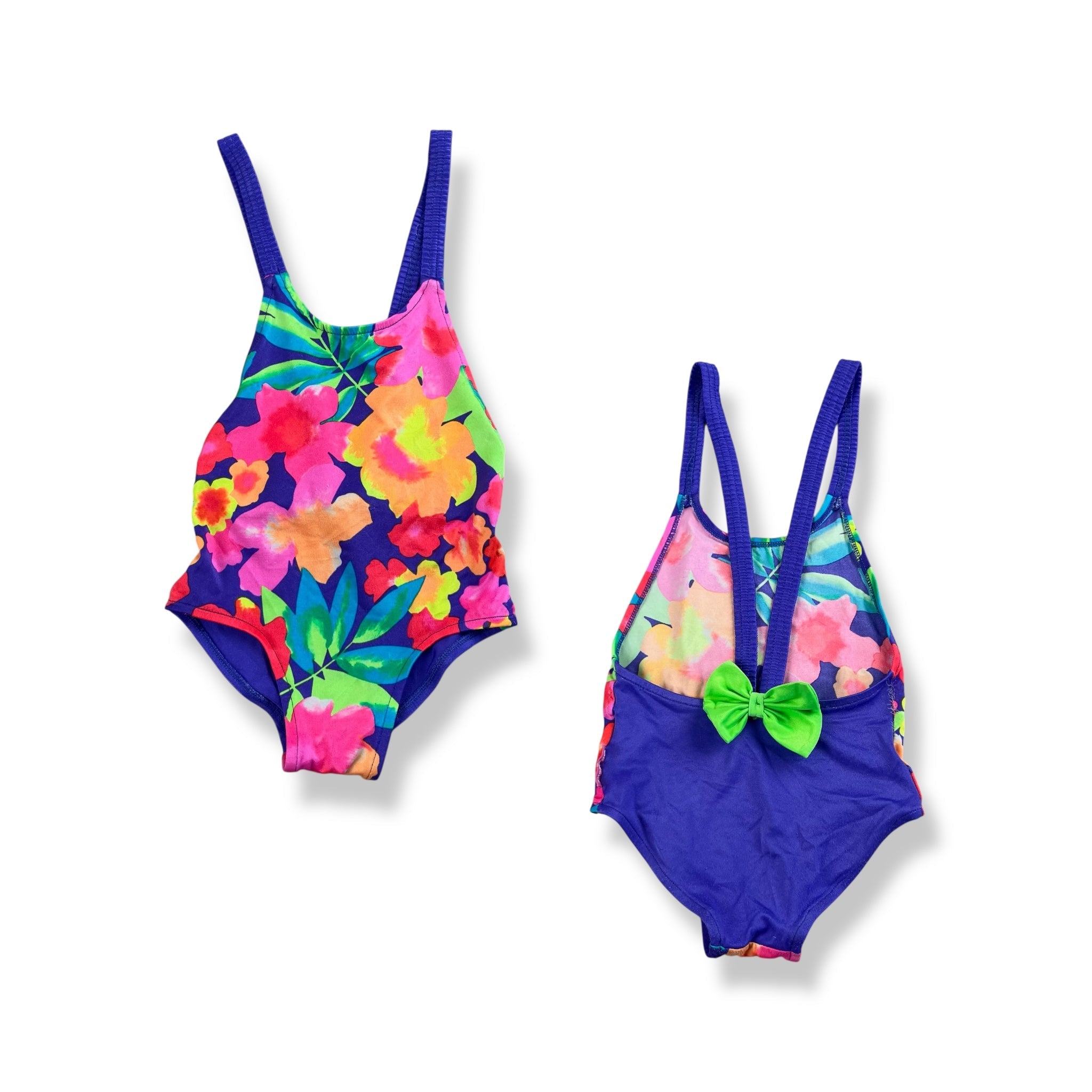 Vintage OshKosh Floral Swimsuit 5T