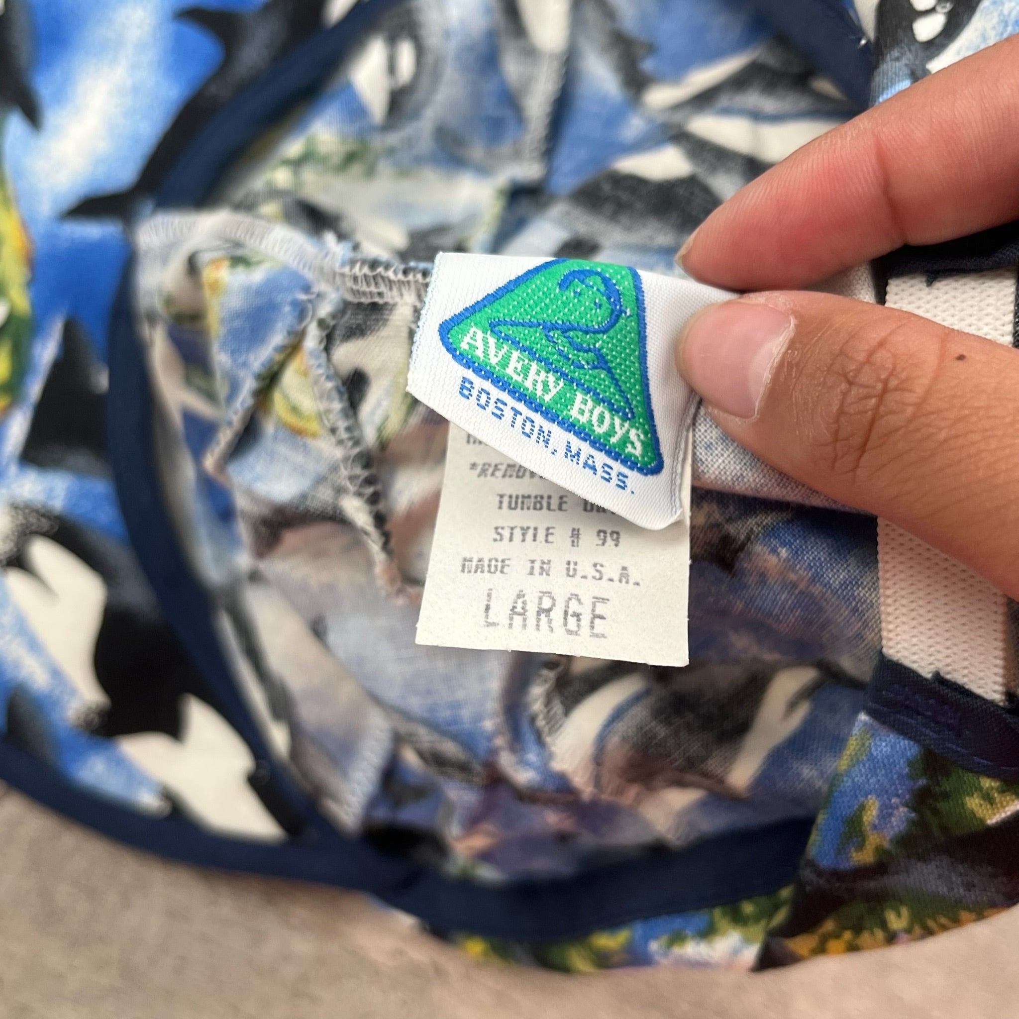 Vintage Killer Whale AOP Hat 2-5T