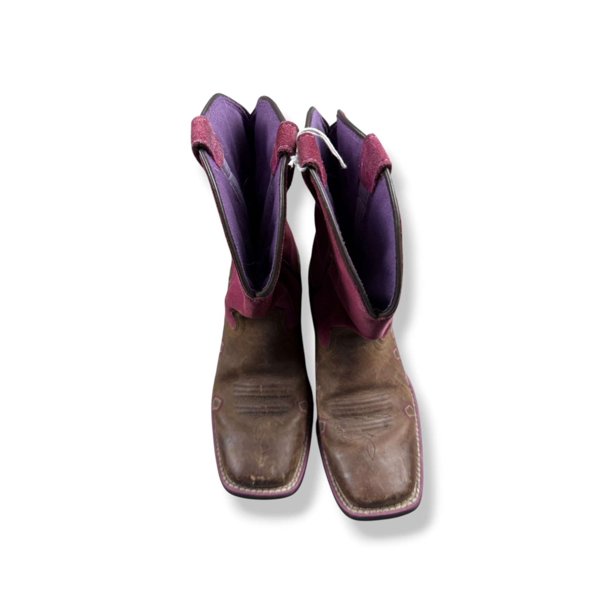 Y2K Western Cross Embroidered Boots 2Y