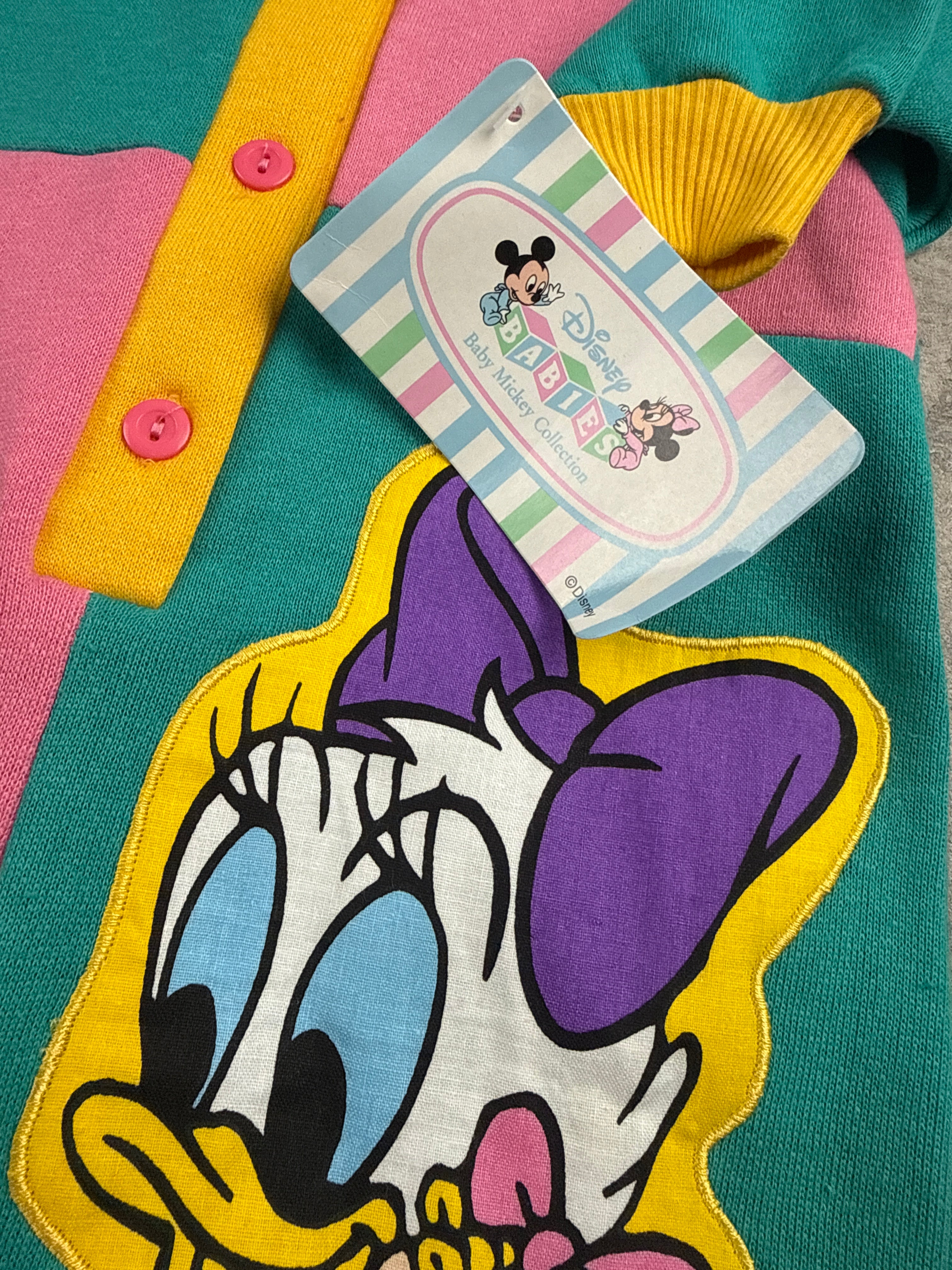 Vintage Deadstock Disney Babies Romper 12-18 Mo