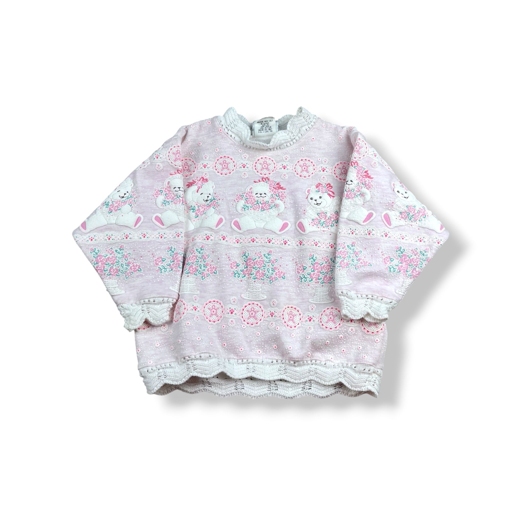 Vintage AOP Spumoni Sweater 3T