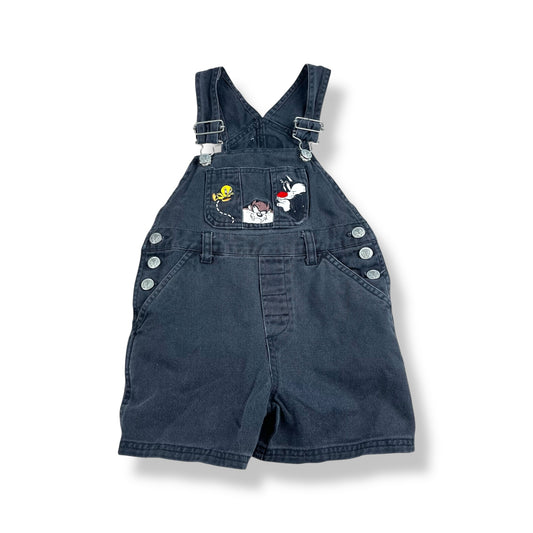 Vintage Looney Tunes Shortalls 4/5T