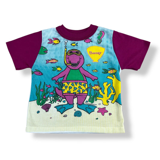 Vintage '92 Scuba Barney The Dinosaur 2T