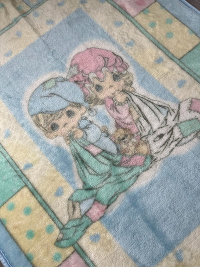 Vintage 1999 Precious Moments blanket