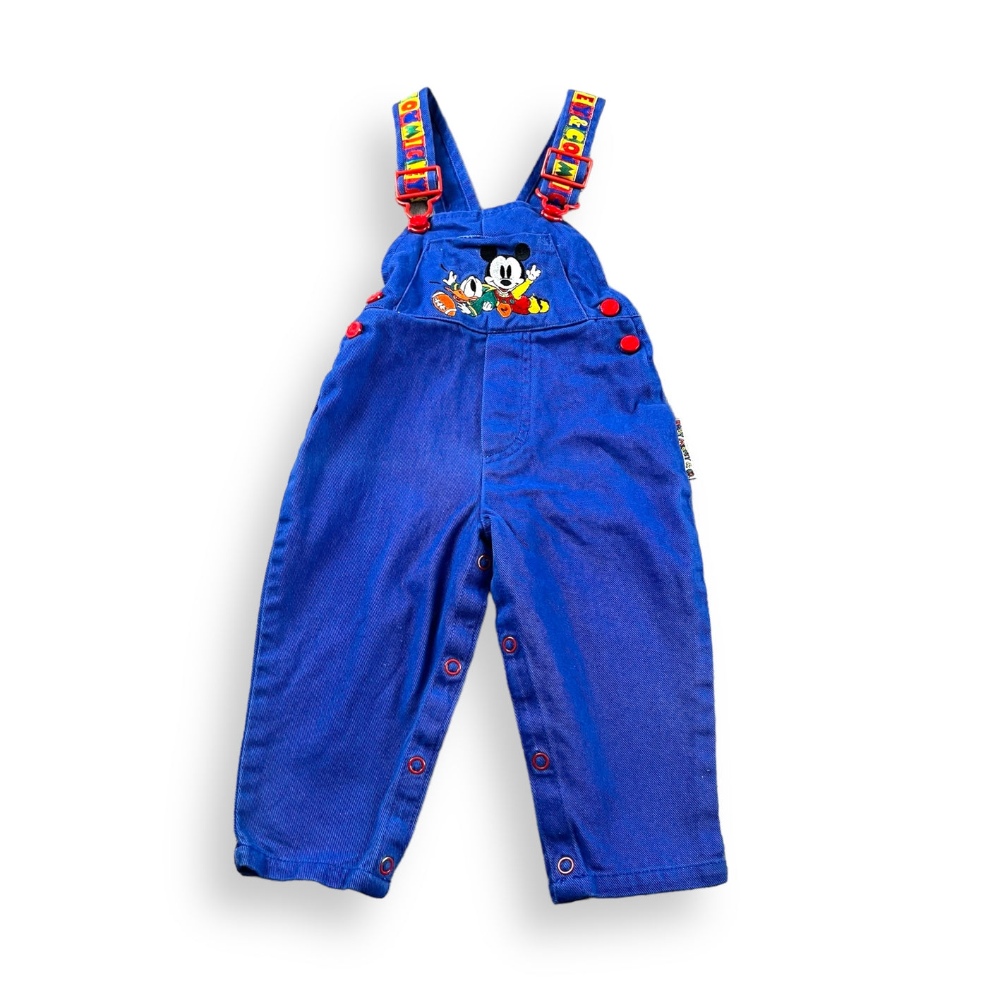 Vintage Mickey Mouse Overalls 18 Months