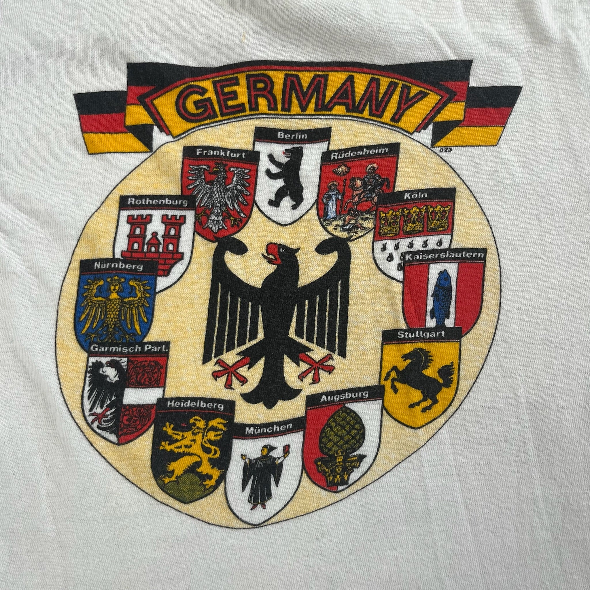 Vintage Germany Souvenir T-Shirt 3/4T