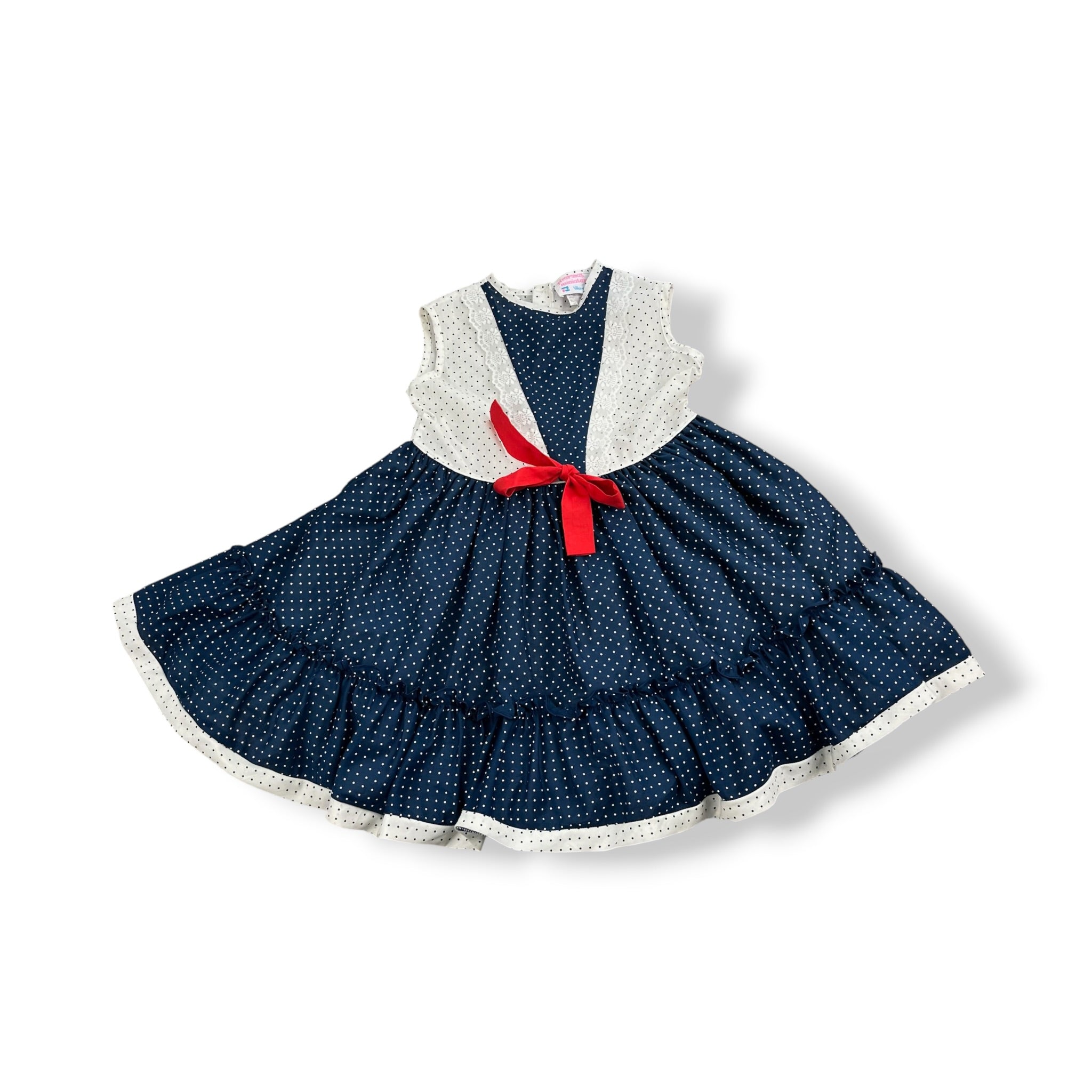 Vintage Marthas Miniatures We're Fussy Dress 5/6T