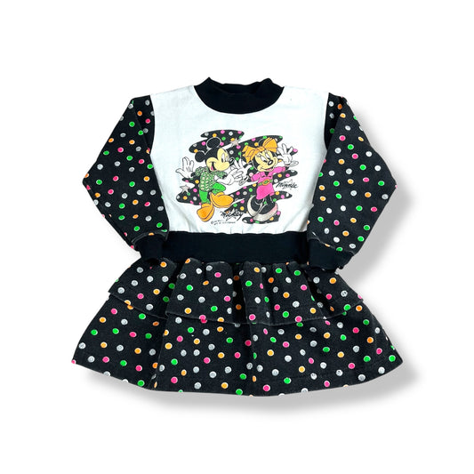 Vintage Mickey & Minnie Mouse Dress 3T