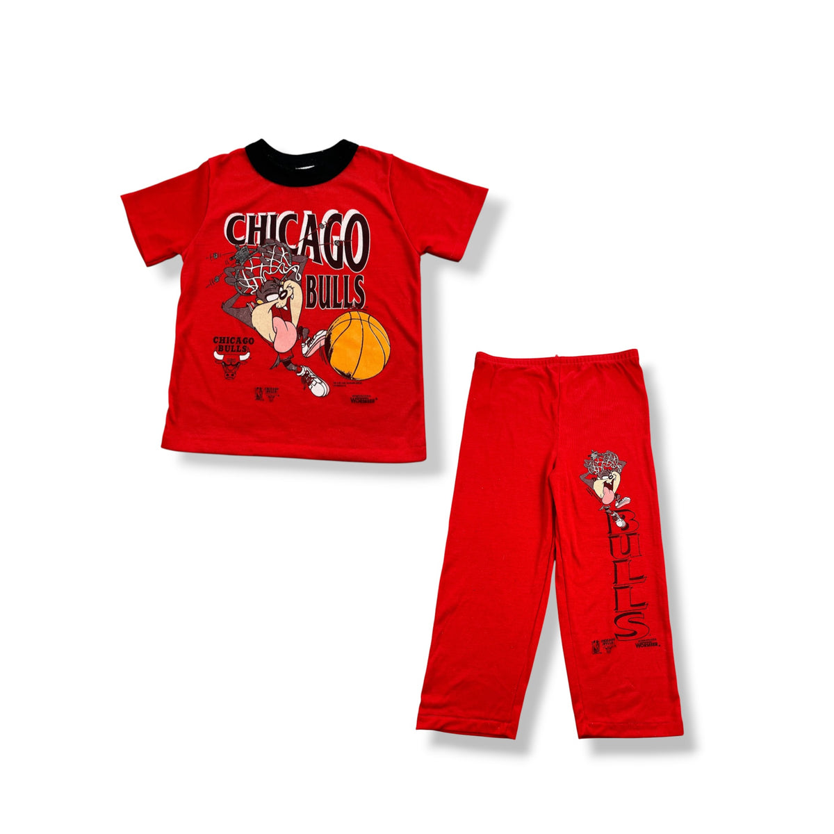 Vintage Taz Chicago Bulls Set 4T