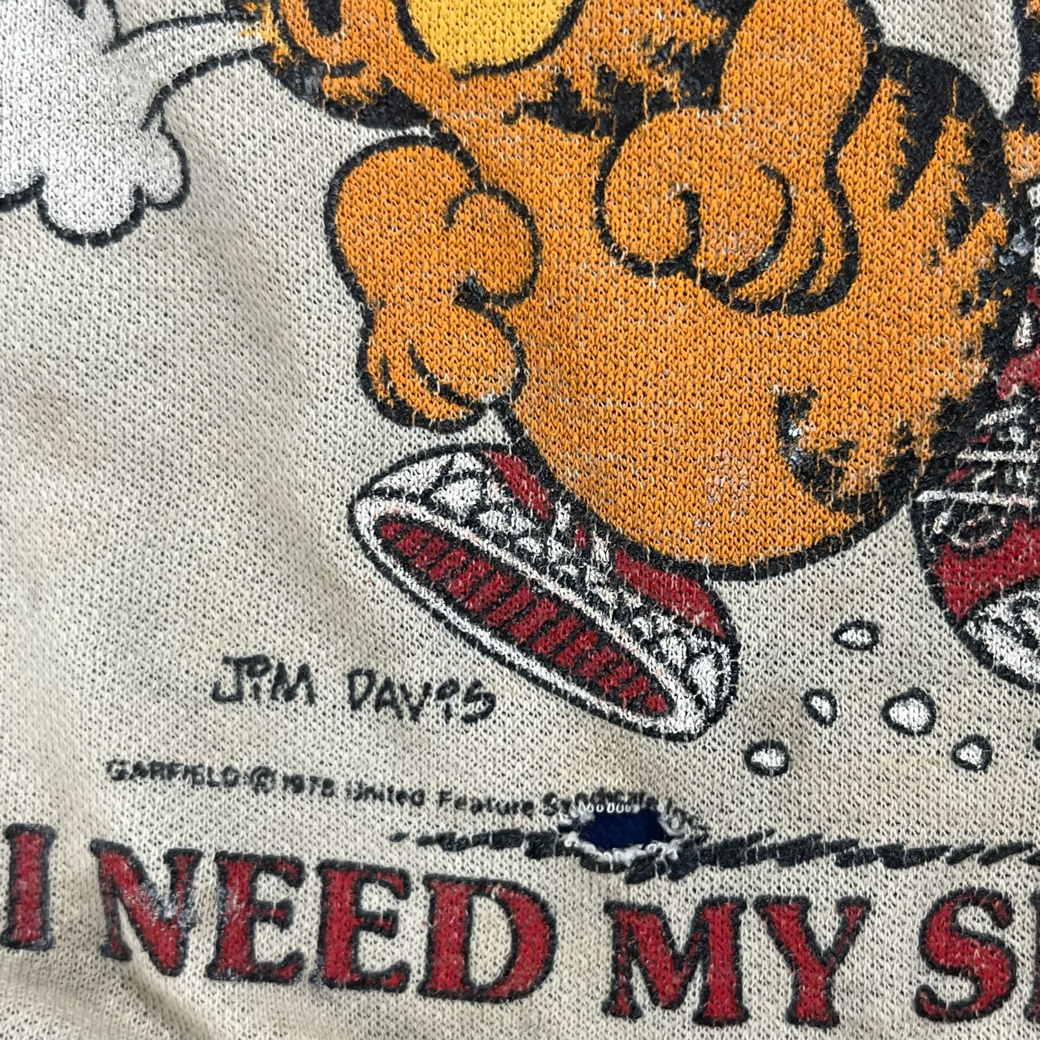 Vintage Garfield Hoodie 18 Months