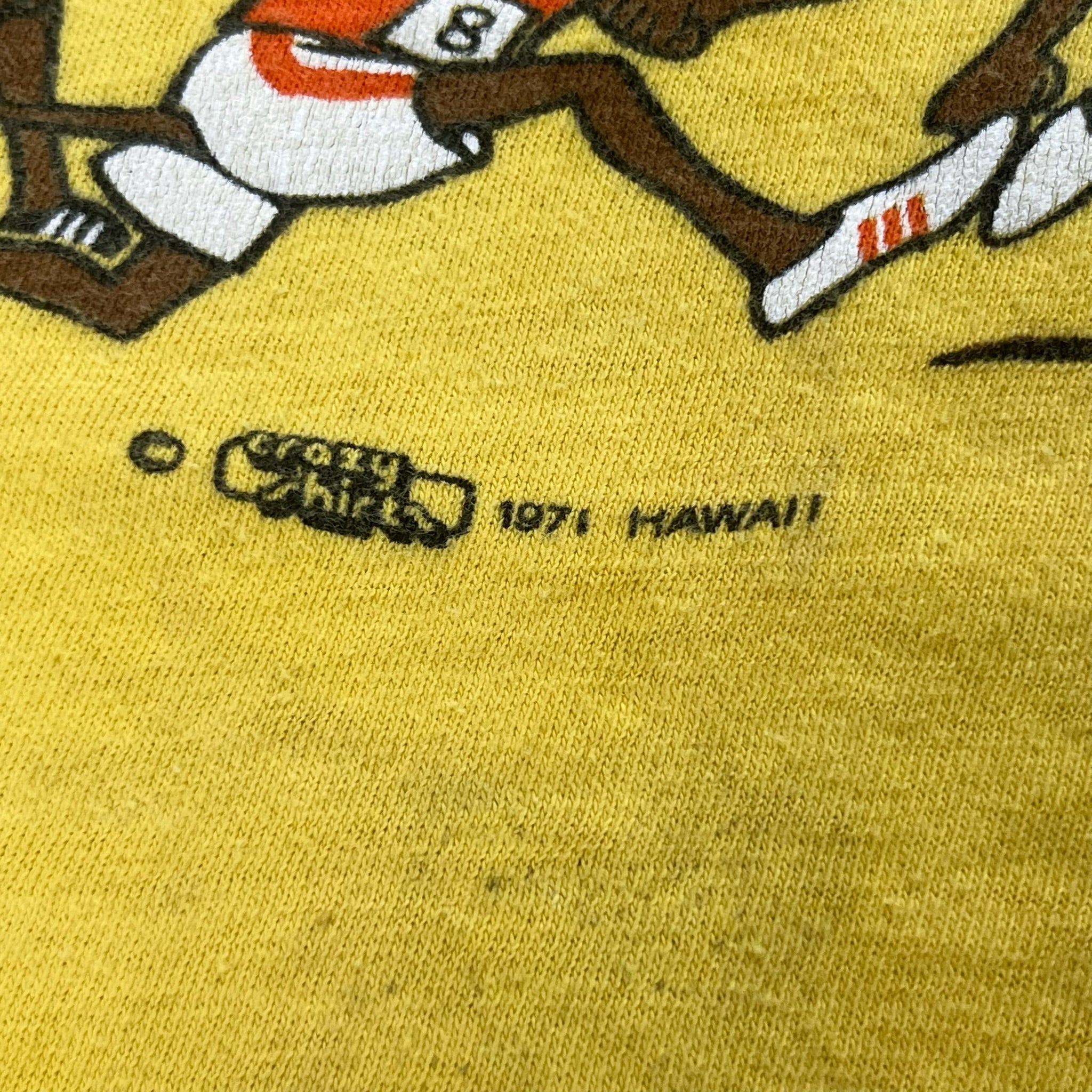 Vintage 70's Hawaiian Mice T-Shirt 3/4T