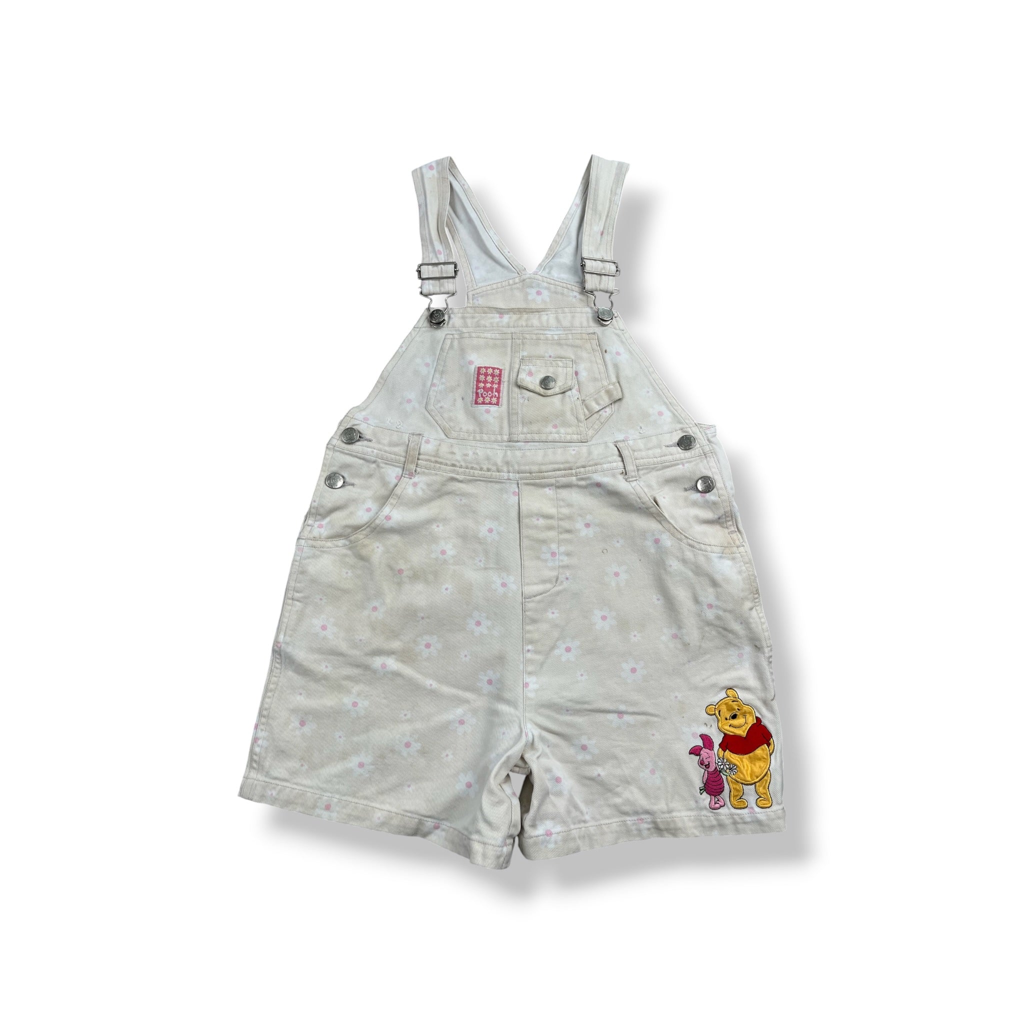 Vintage Winnie The Pooh Shortalls 6/7