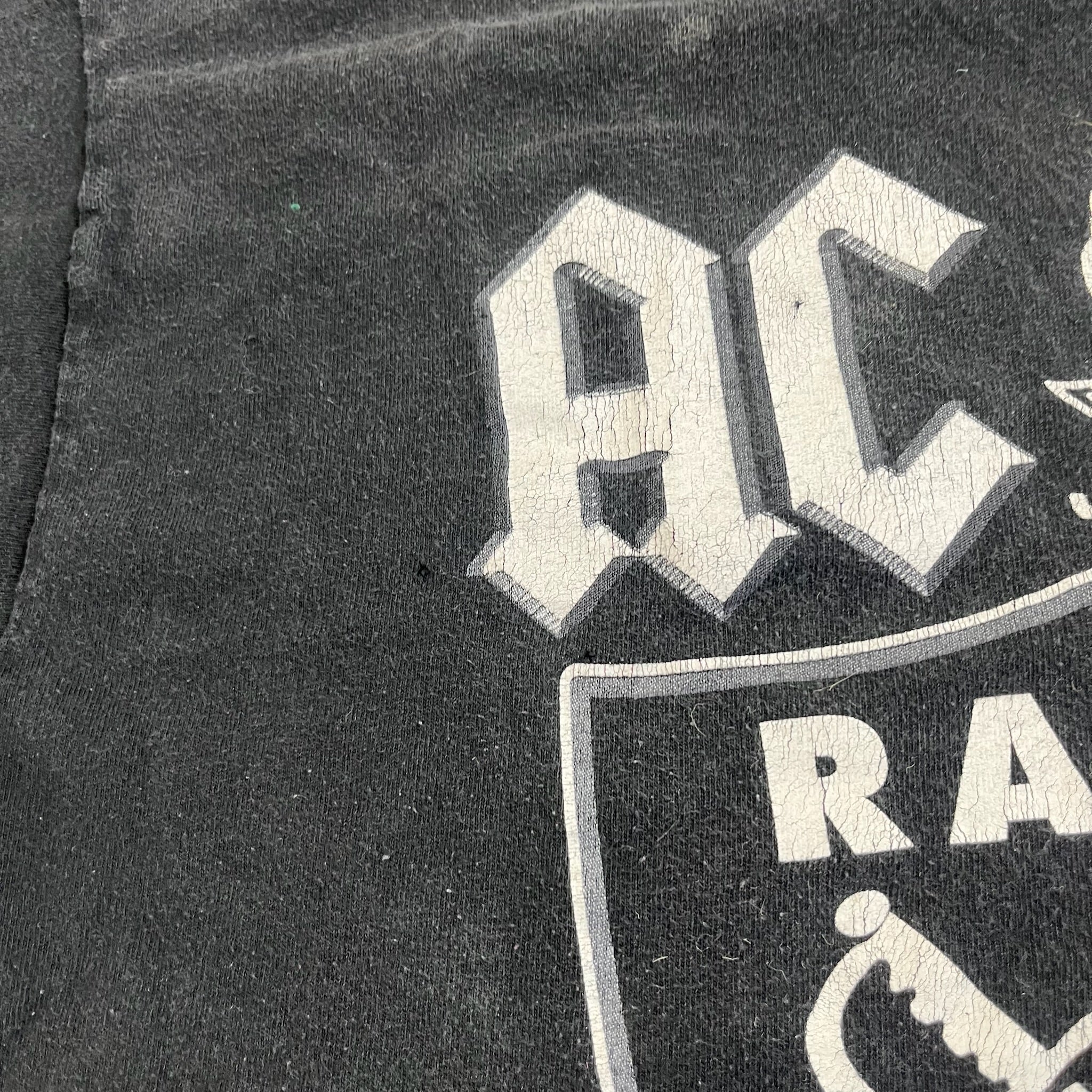 Vtg Oakland Raiders X ACDC Adult Medium