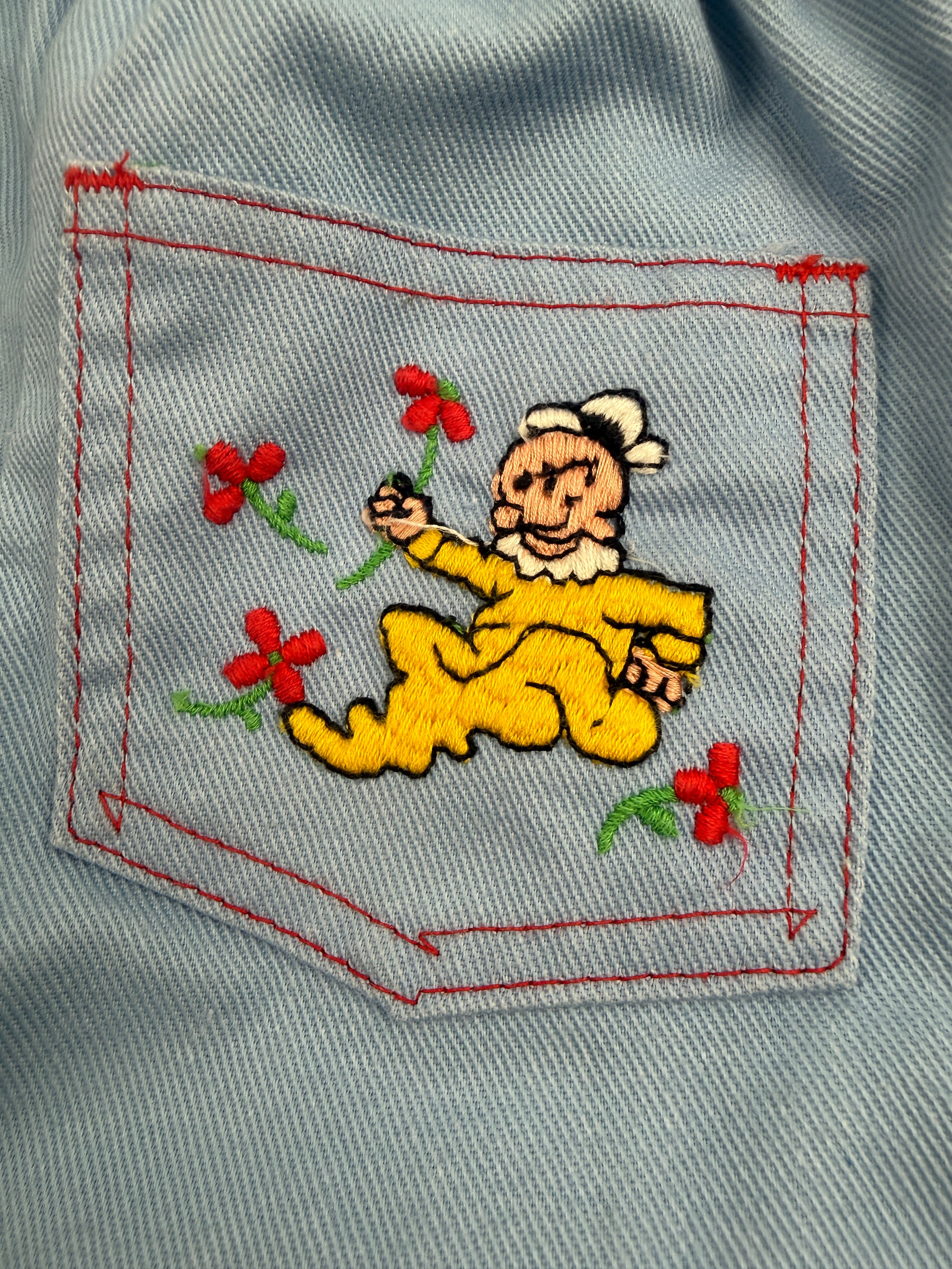 Vintage Popeye Pals Pants 12 mo