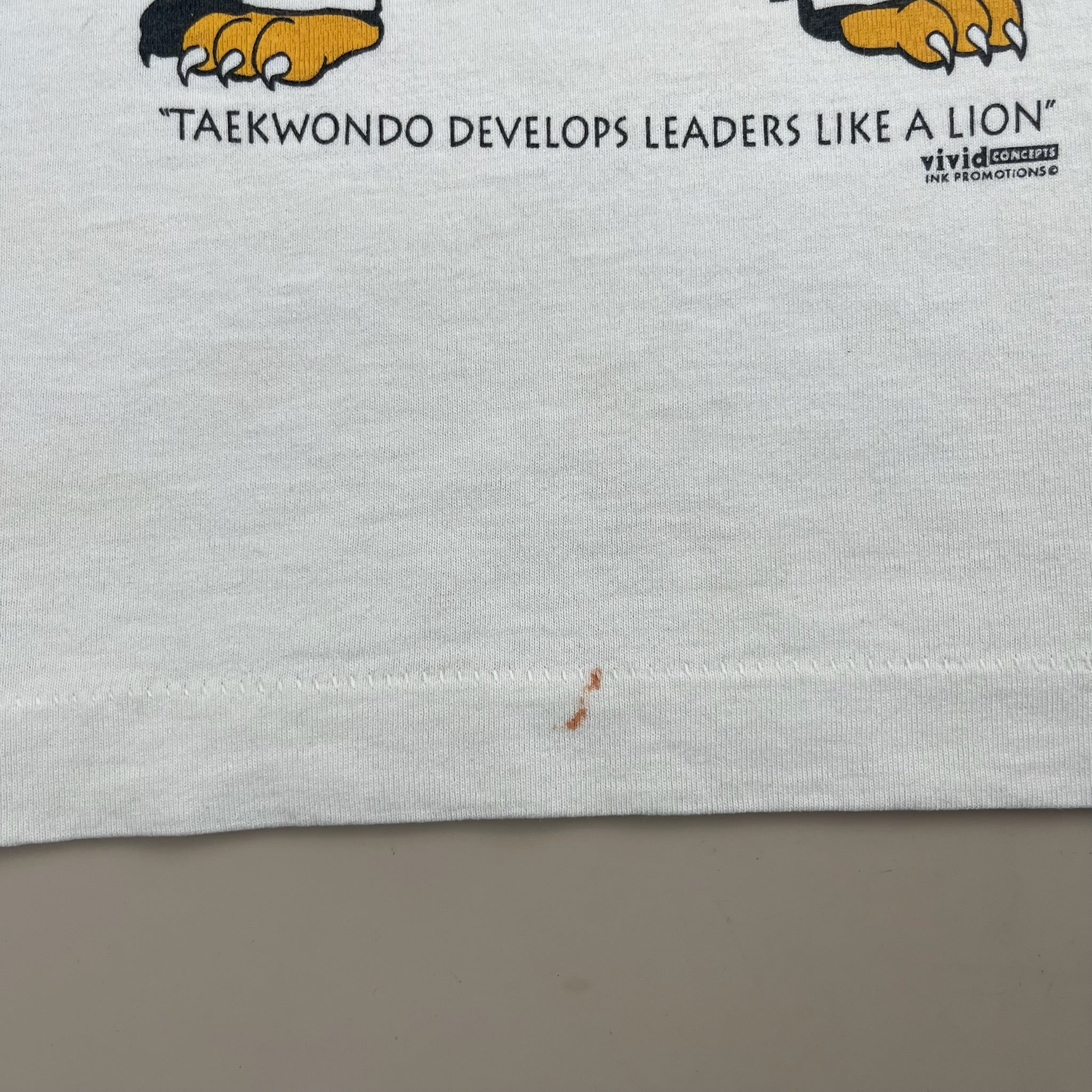 Vintage Taekwondo Lion T-Shirt 5T