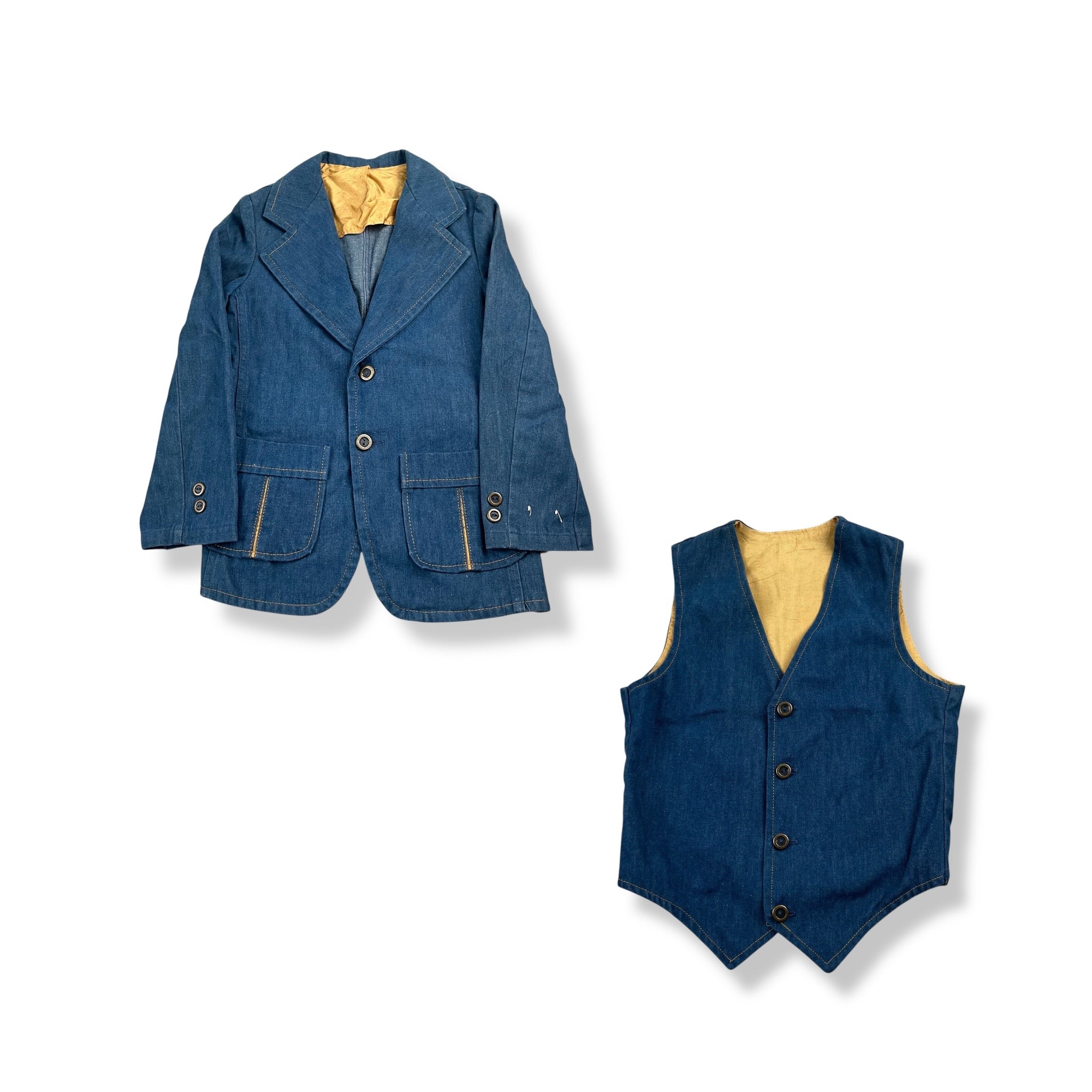 Vintage Denim Blazer Set 6x
