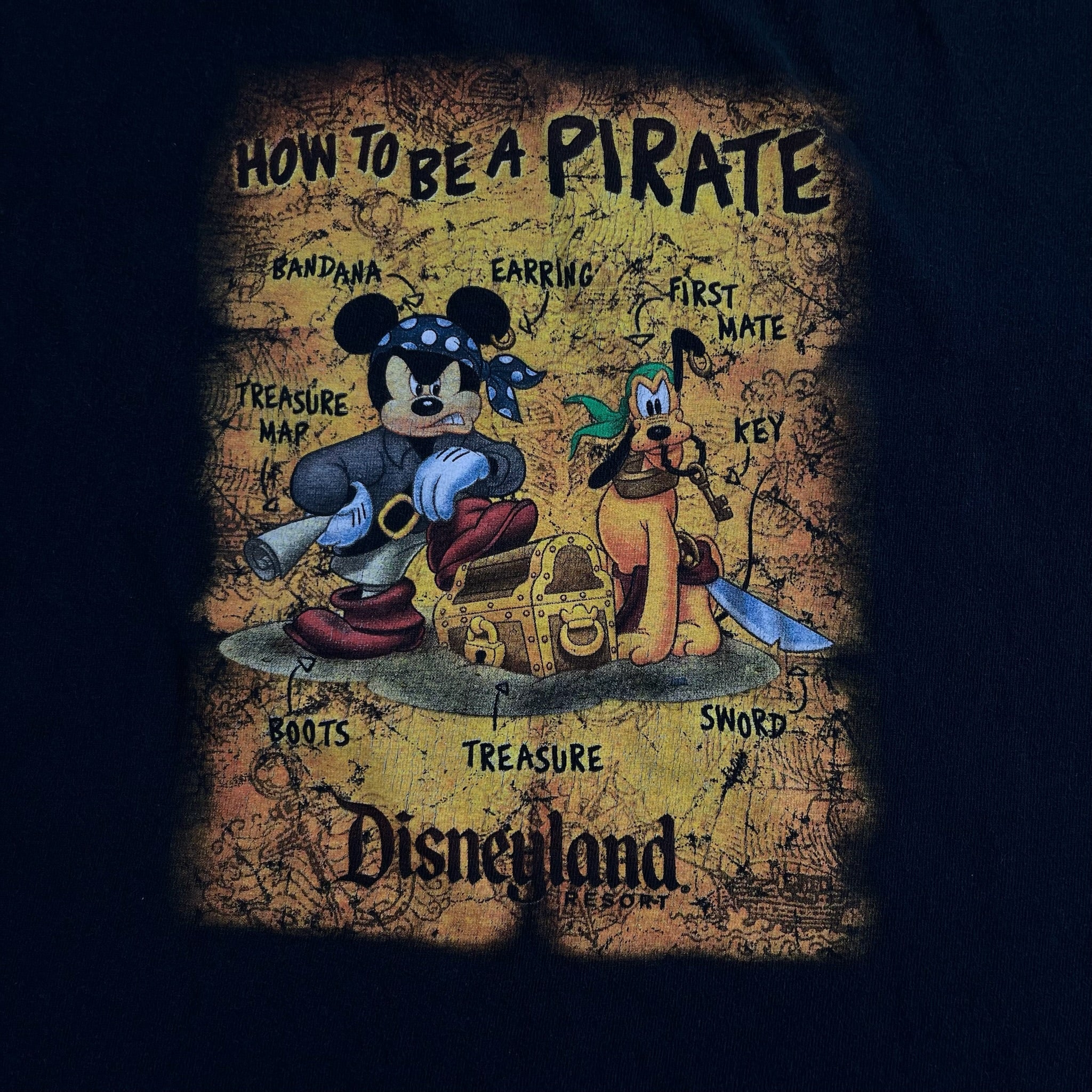 Vintage Disney Mickey & Pluto Pirates 6/7