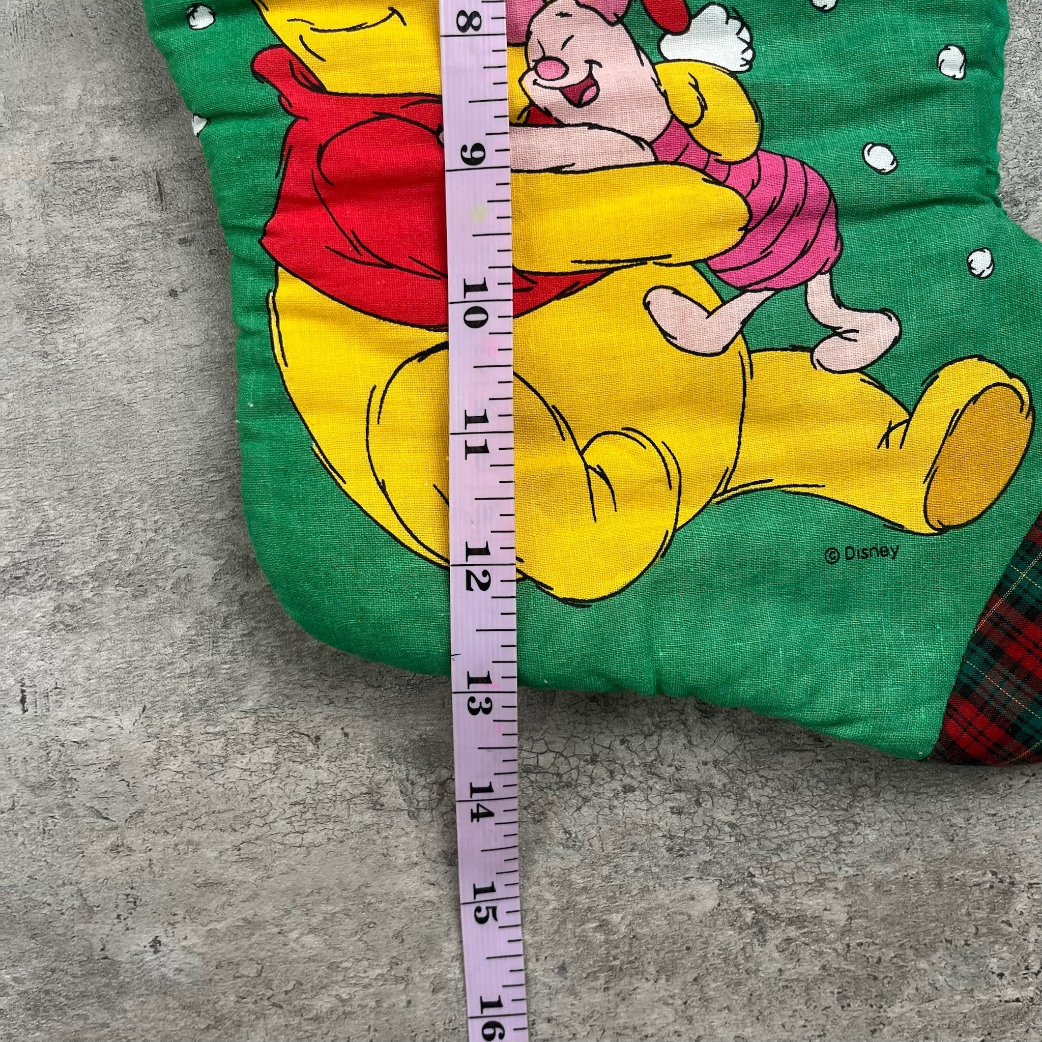 Vintage Winnie the Pooh Holiday Stocking