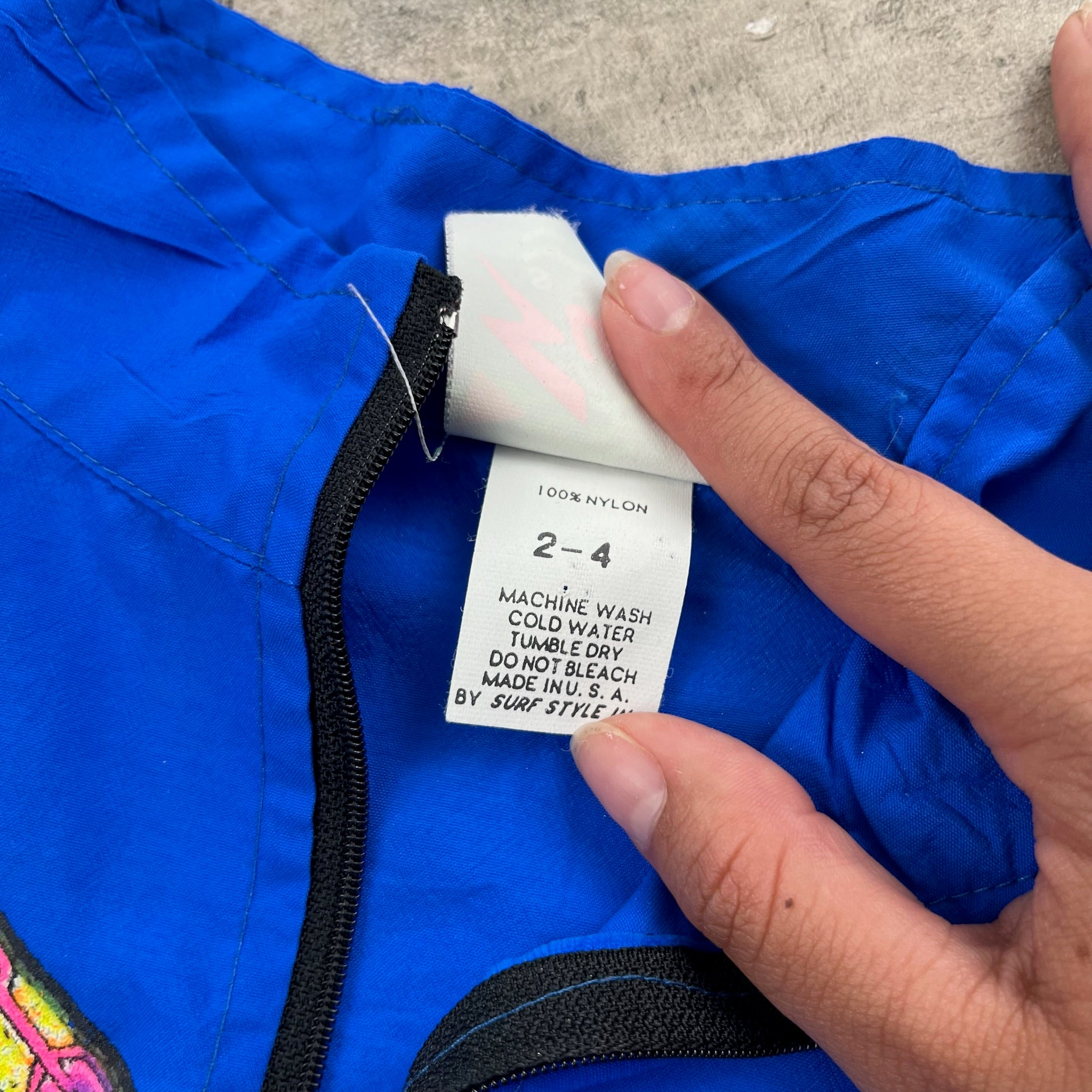 Vintage Surf Style Windbreaker 3T