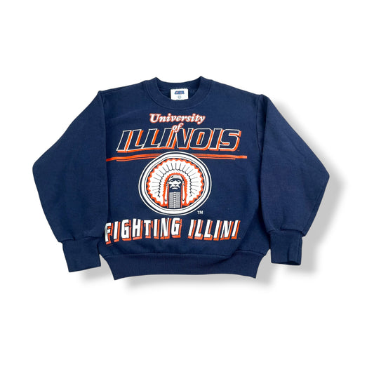 Vintage University of  Illinois Crewneck 5/6T