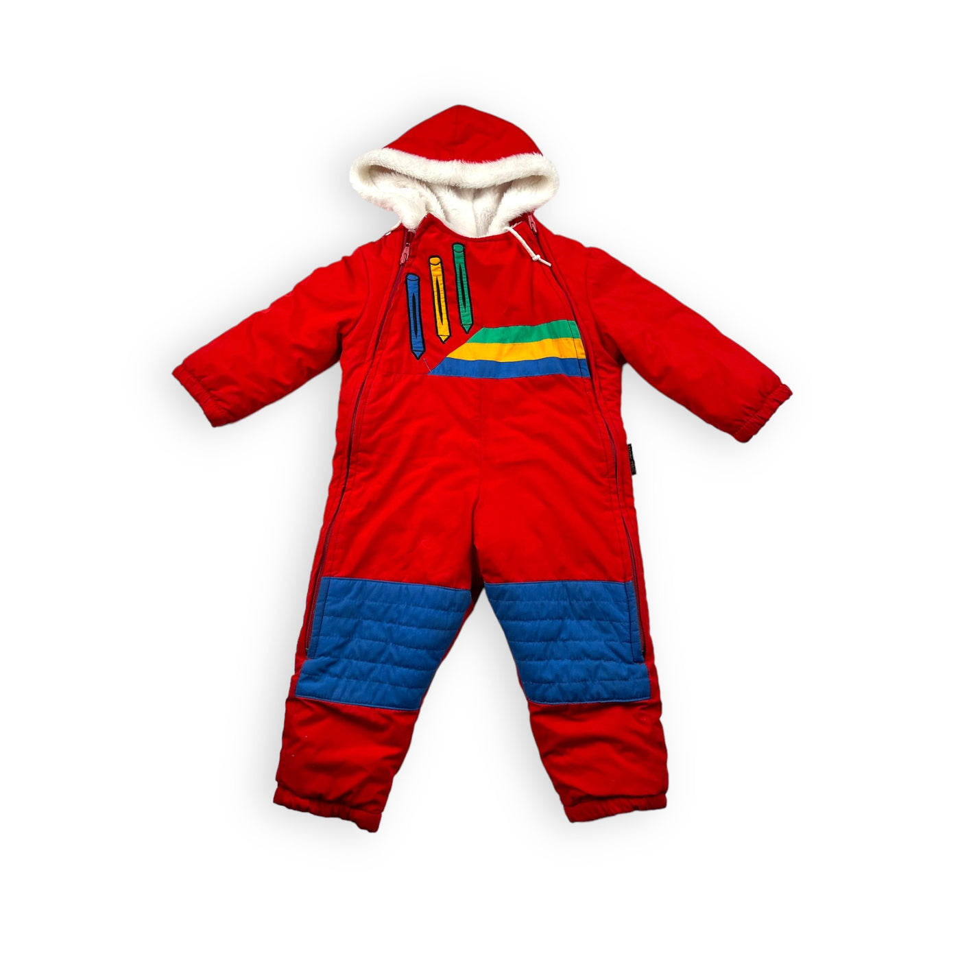 Vintage Crayon Snowsuit 18 Months