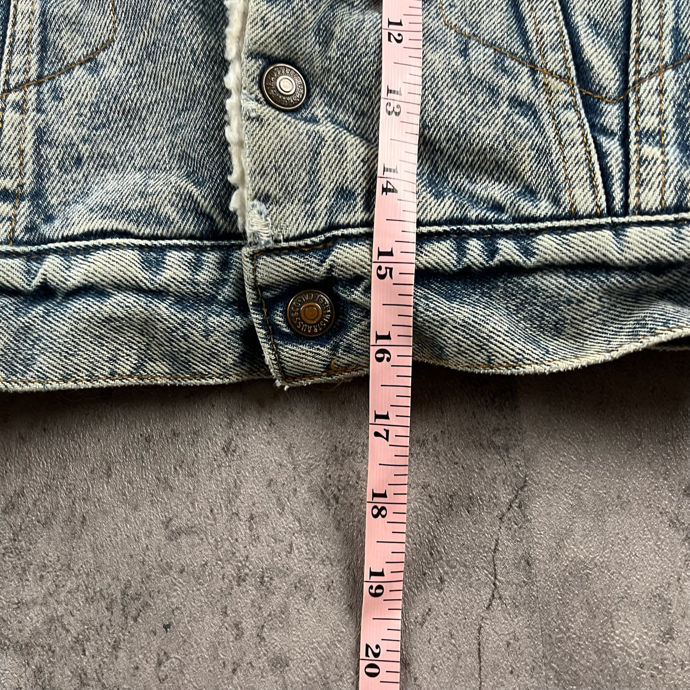 Vintage Levis Sherpa Denim Jacket 4/5T