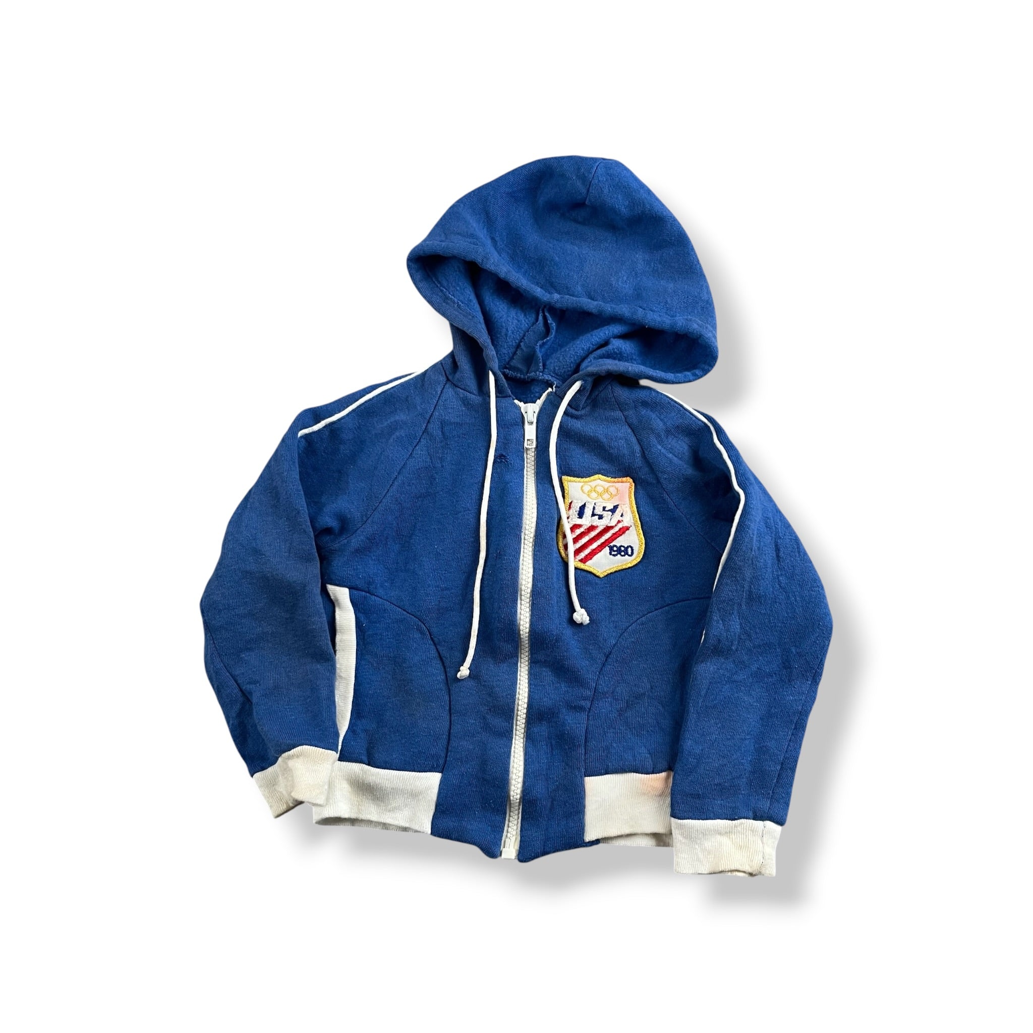 Vintage 1980 Olympics Zip Up 18 Months