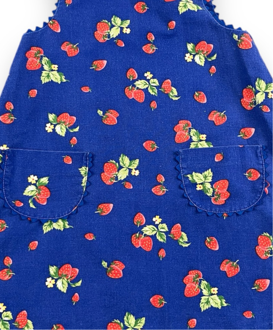 Vintage Strawberry Dress 5T