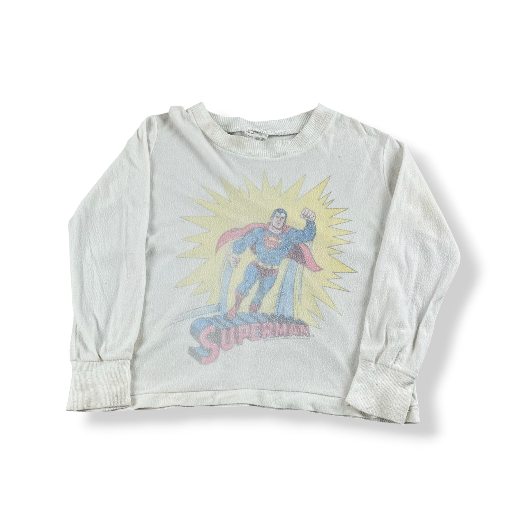 Vintage Superman Long Sleeve 2T