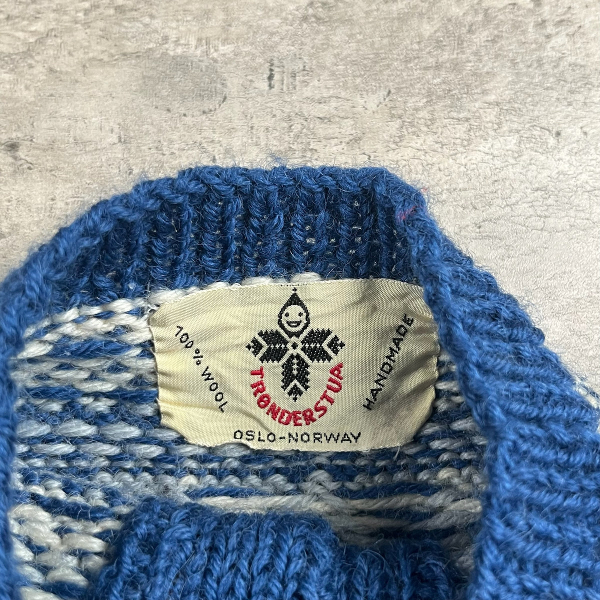 Vintage Norwegian Wool Cardigan  3T