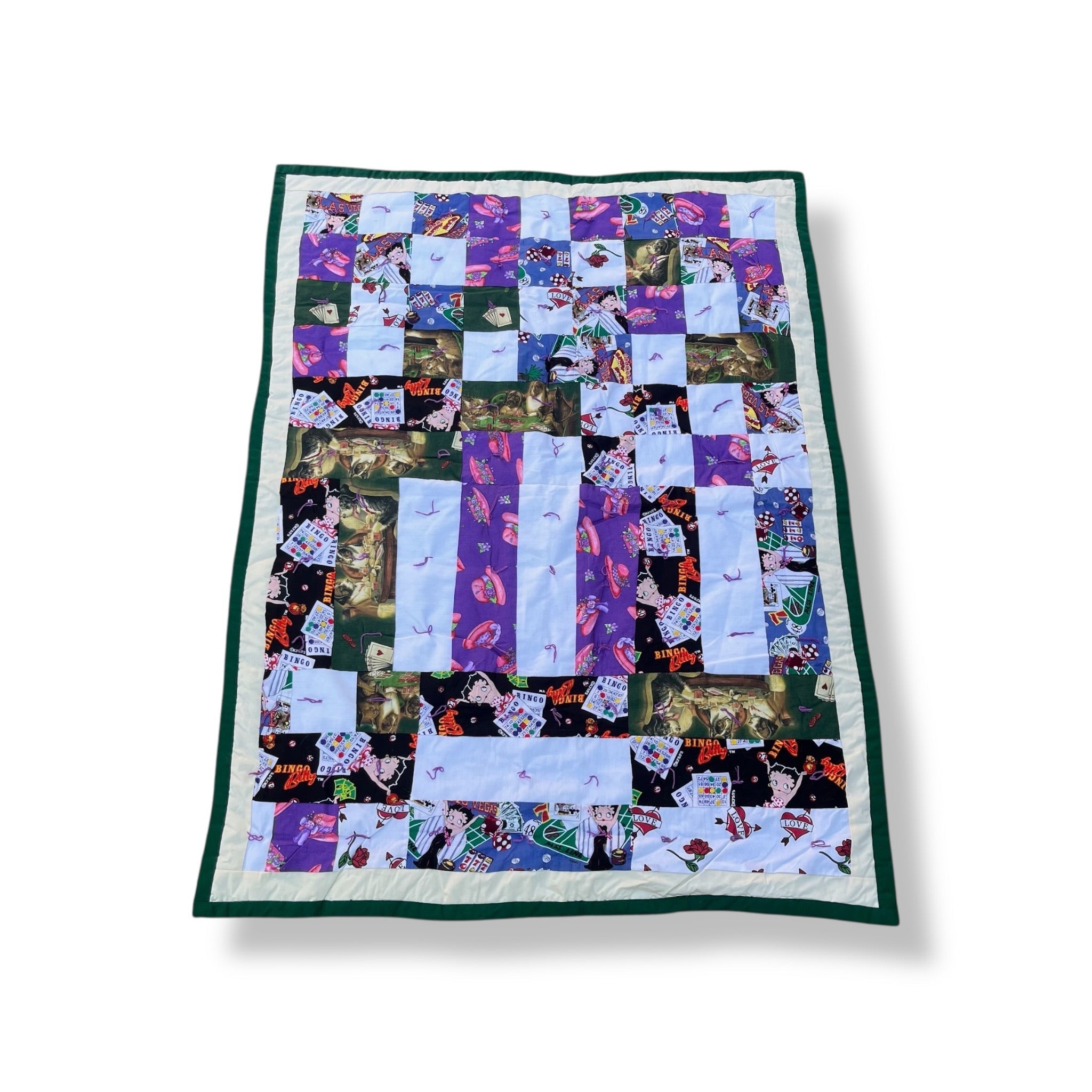 Vintage Handmade Betty Boop Quilt