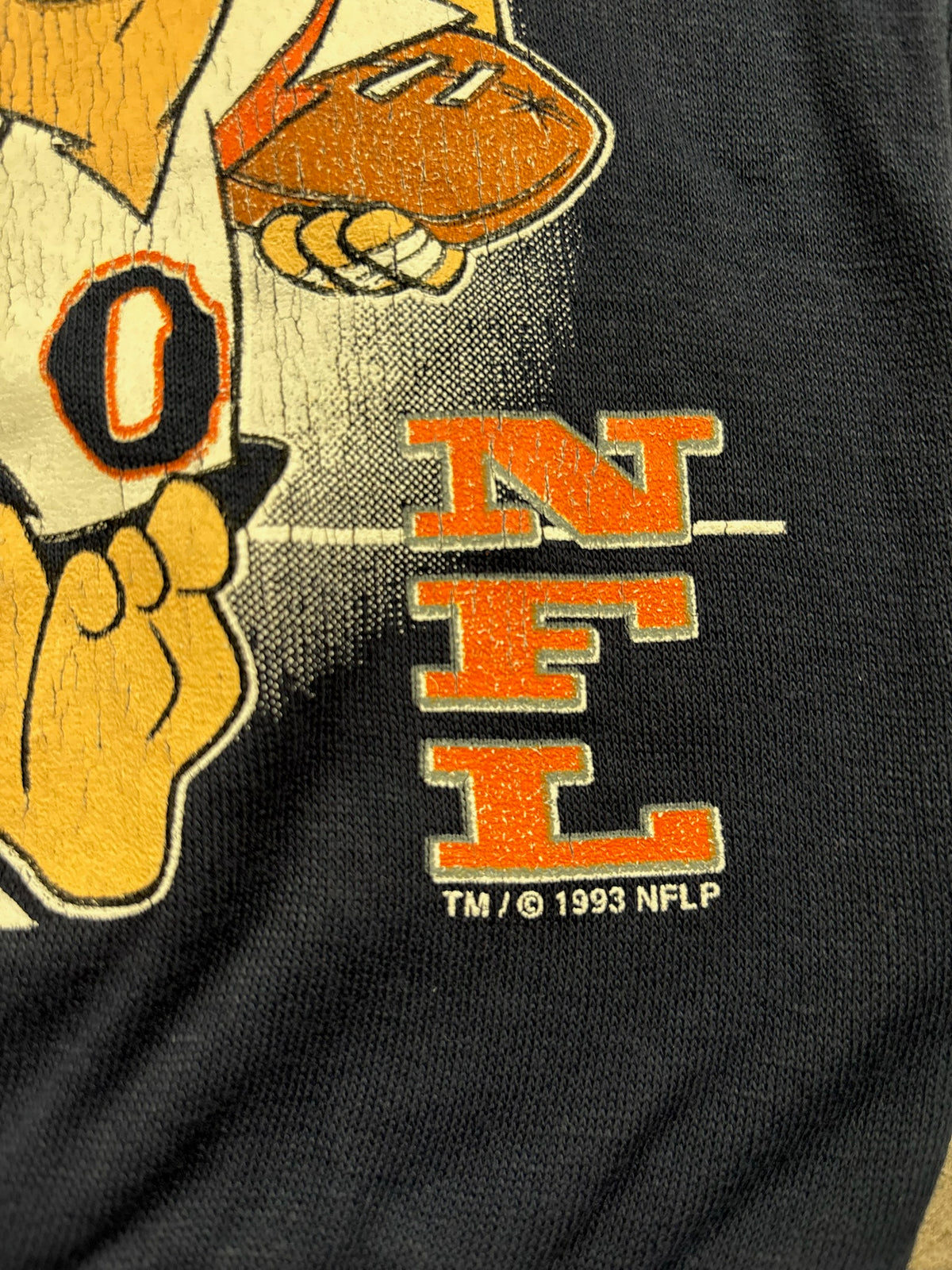 Vintage Flinstones Chicago Bears Crew 3T