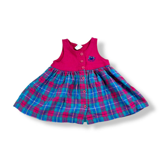 Vintage Baby B’Gosh Plaid Dress 18 Months