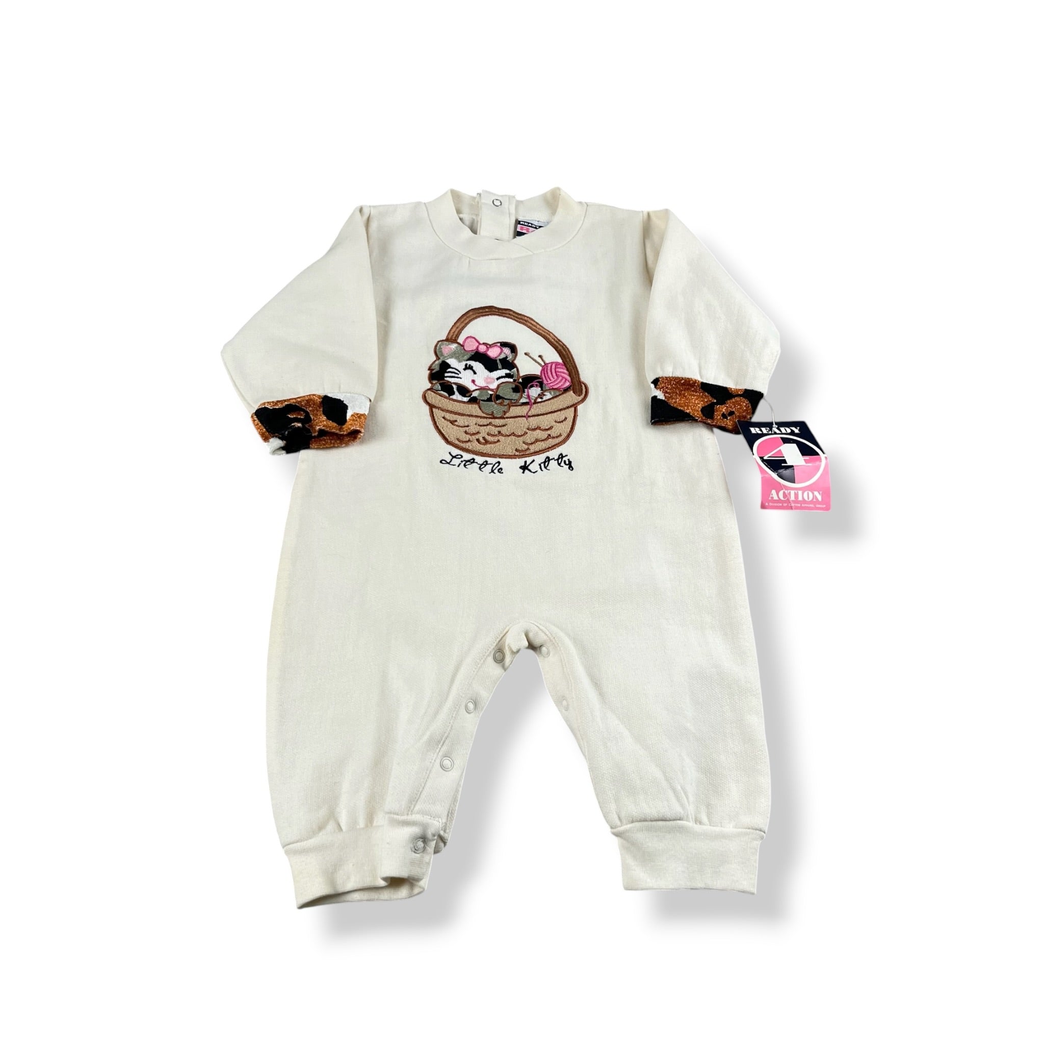 Vintage Kitty Romper 18 Months