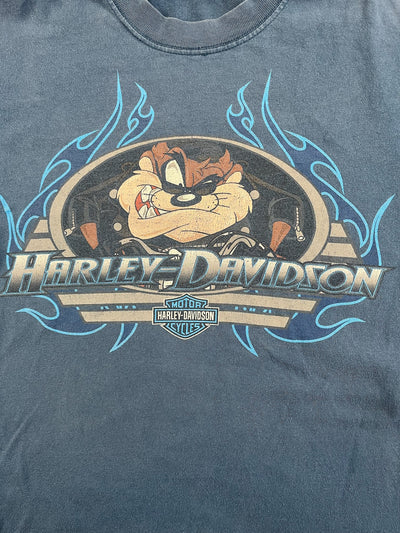 Vintage Harley Davidson x Looney Tunes T-Shirt Youth Medium