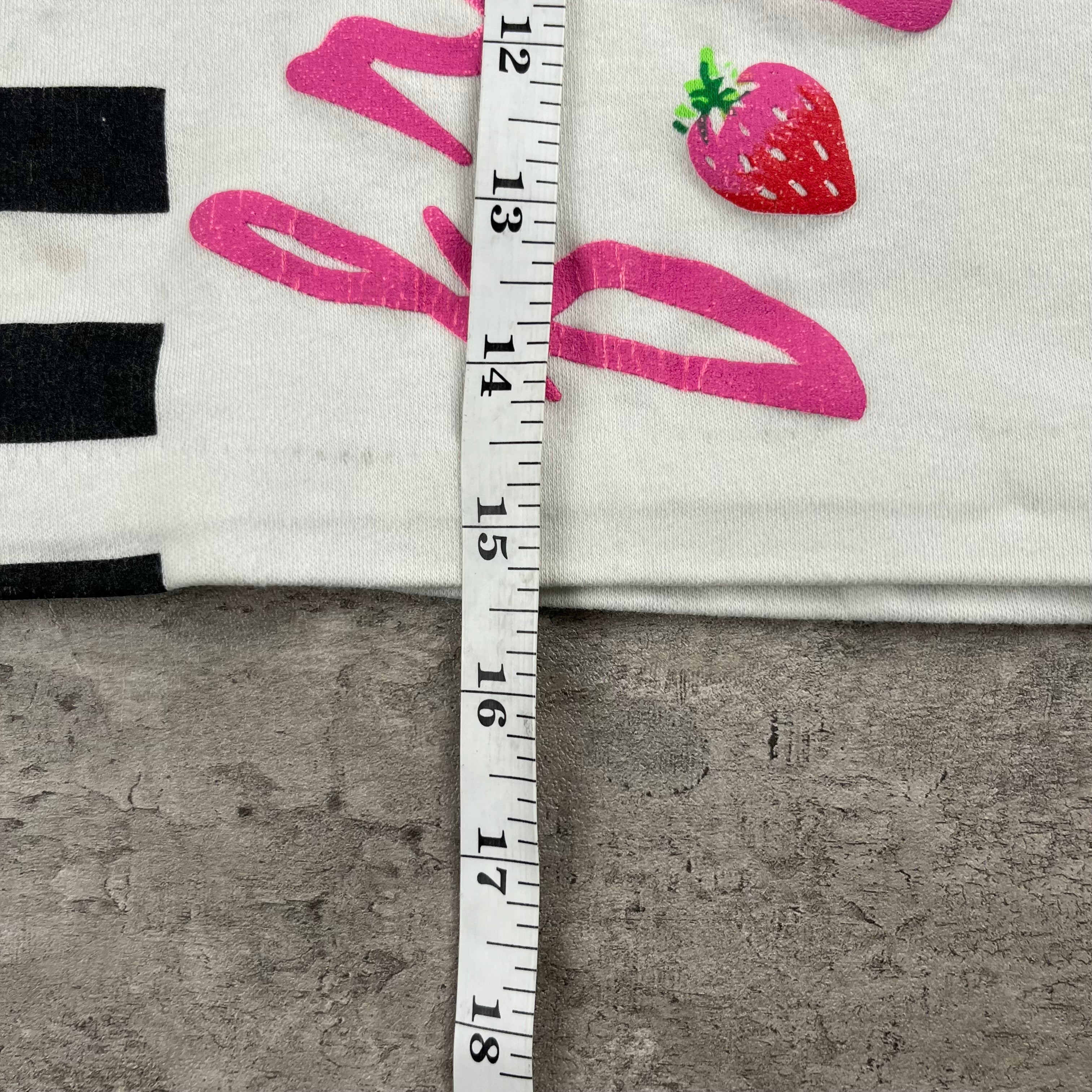 Vintage Striped Strawberry Shirt 3T