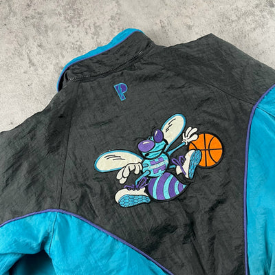 Vintage Charlotte Hornets Puffer Jacket Youth Medium