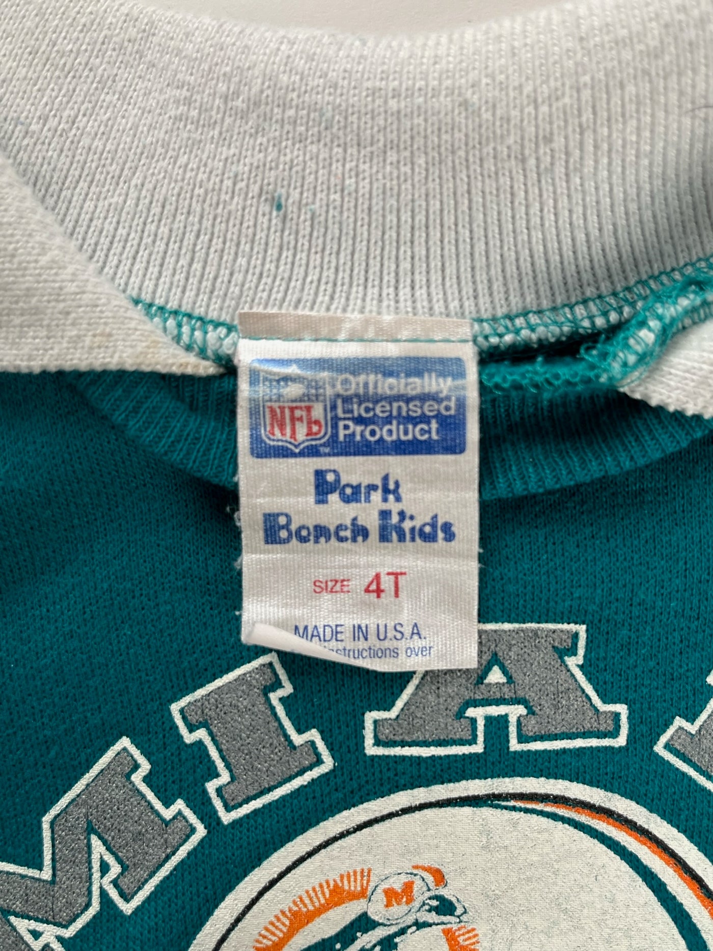 Vintage Miami Dolphins Crewneck 2T