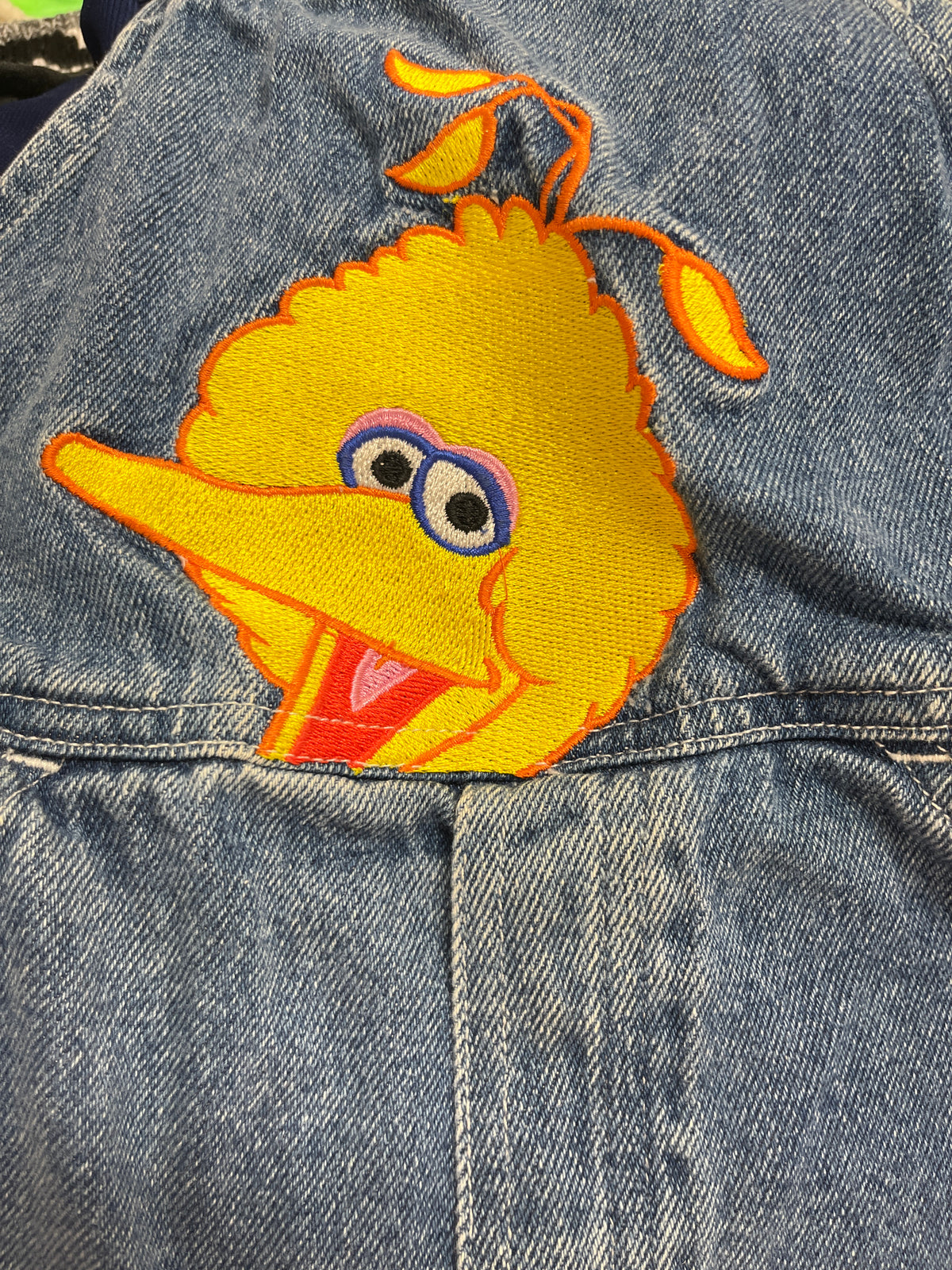 Vintage Big Bird Overalls 3T