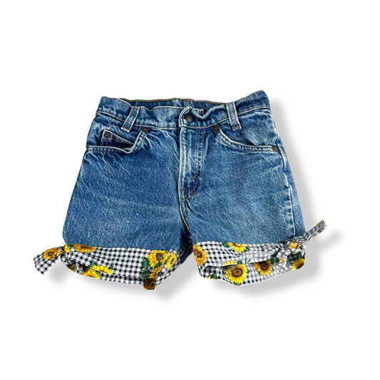 Vintage Orange Tab Upcycled Levi’s Shorts Youth Medium
