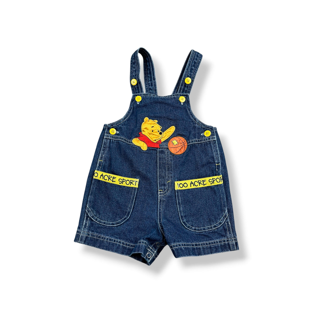 Vintage Winnie The Pooh Shortalls 24 Months