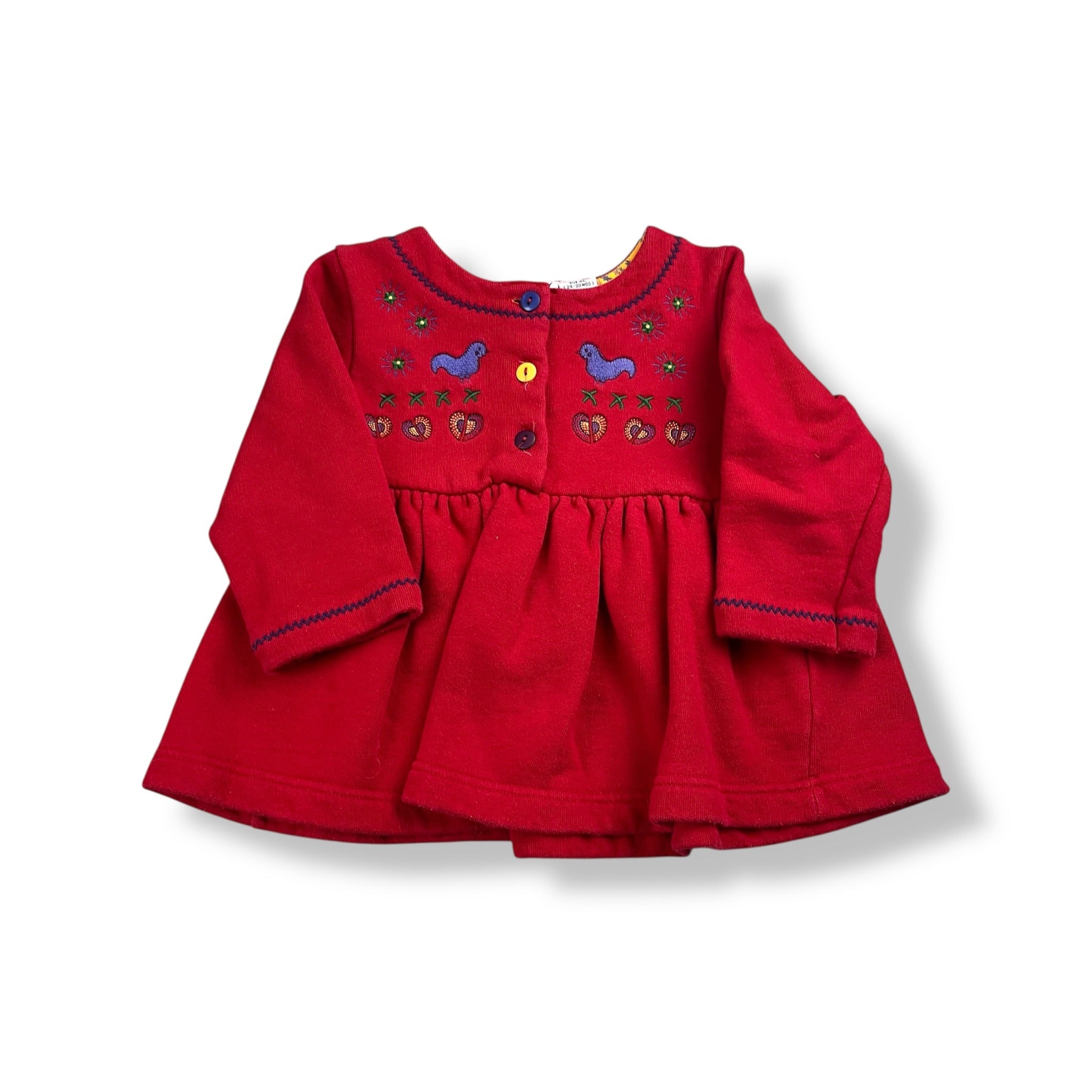 Vintage Macy Baby Sweater Dress 12-18 Months