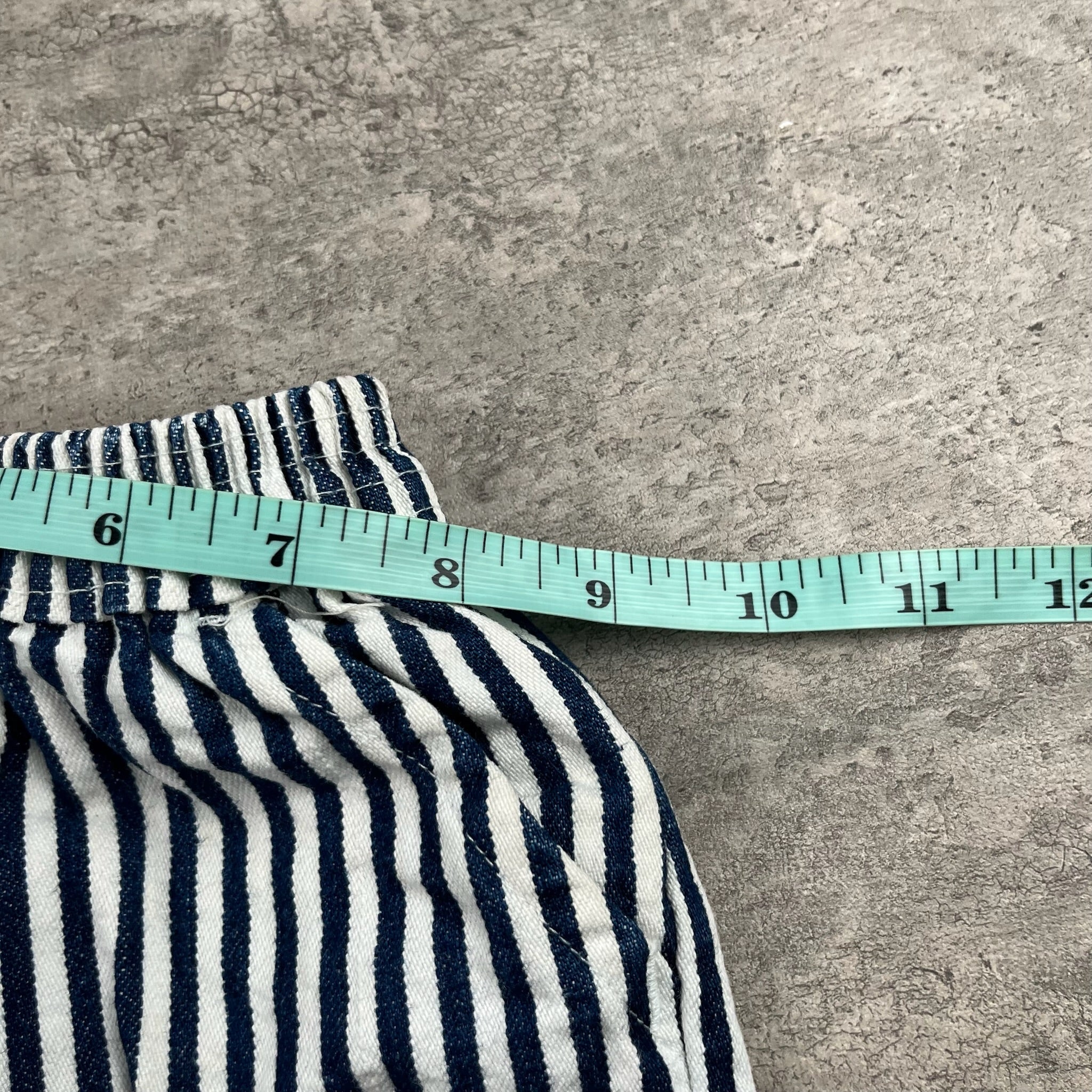Vintage OshKosh Striped Jeans 12-18 Mo