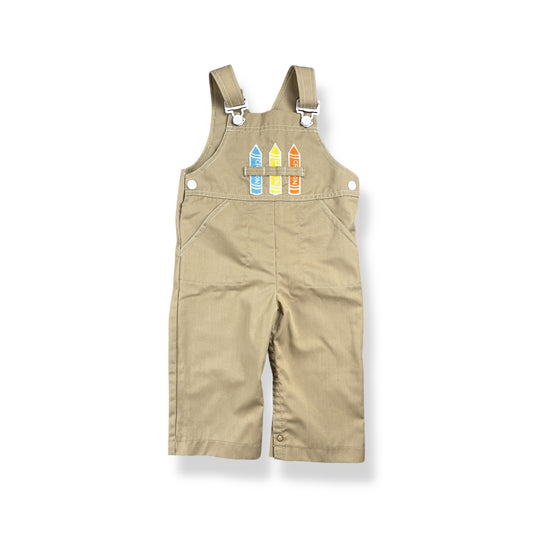 Vintage 70’s Crayon Overalls 18 Months