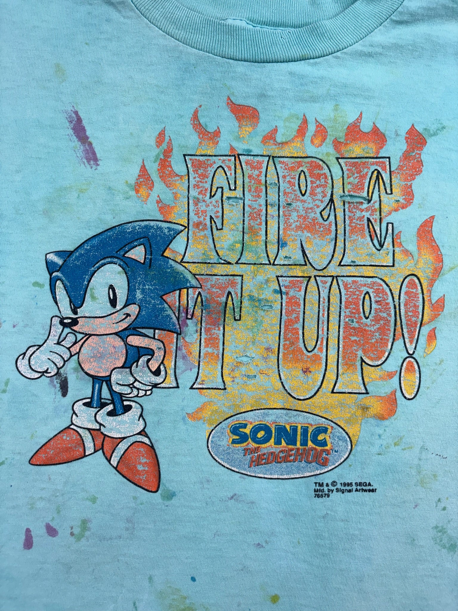 Vintage Sonic The Hedgehog 4/5T