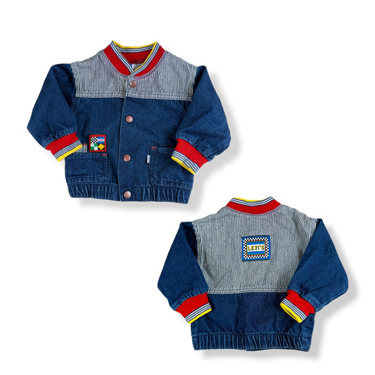 Vintage Little Levis Denim Button Up 18 Months