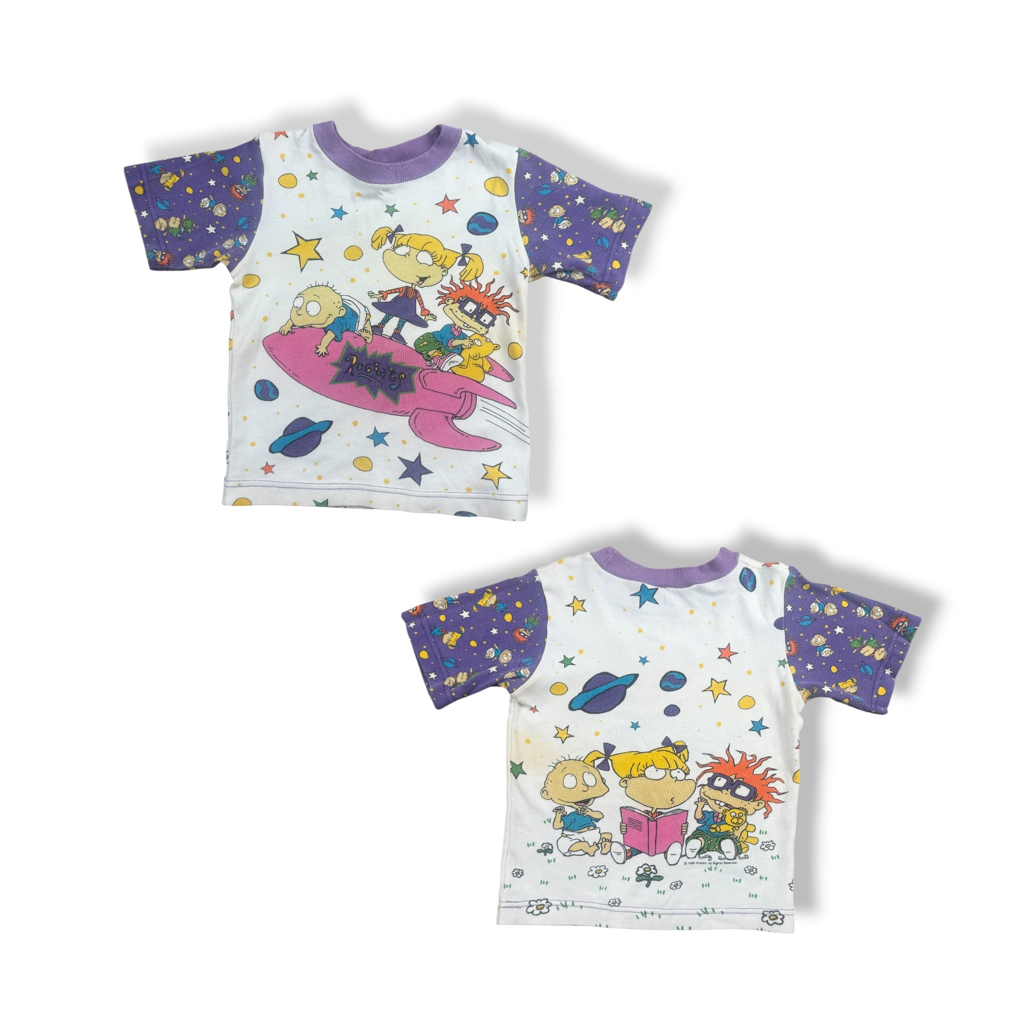 Vintage Rugrats AOP PJ Top 3T