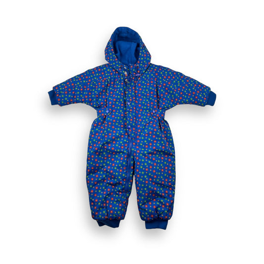 Vintage Patterned Snowsuit 2T