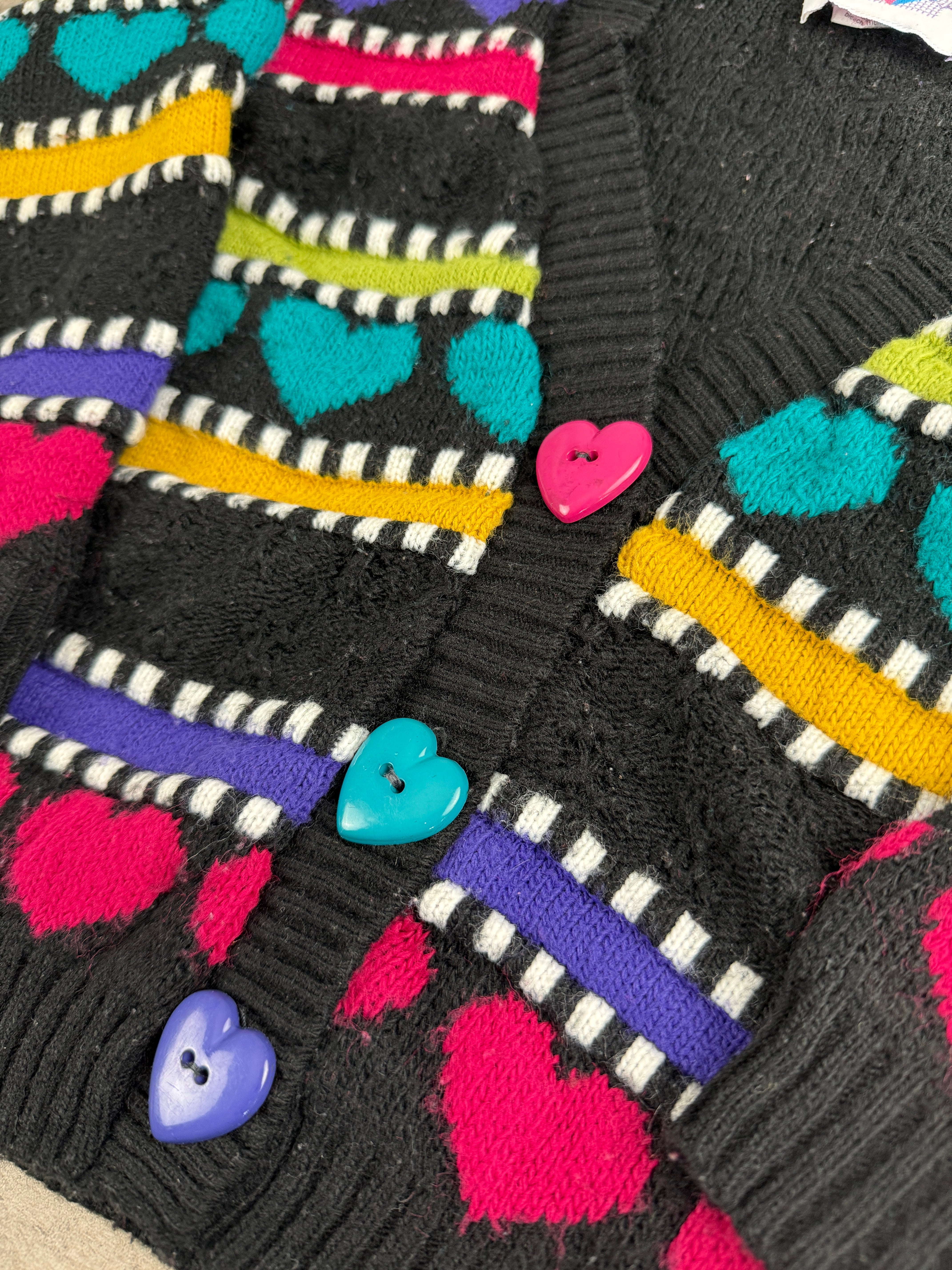 Vintage Heartworks Knit Cardigan 3/4T