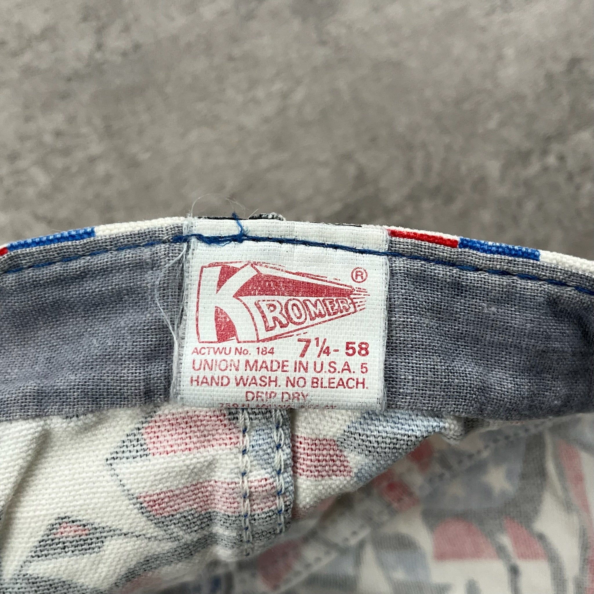 Vintage Kids AOP USA Hat